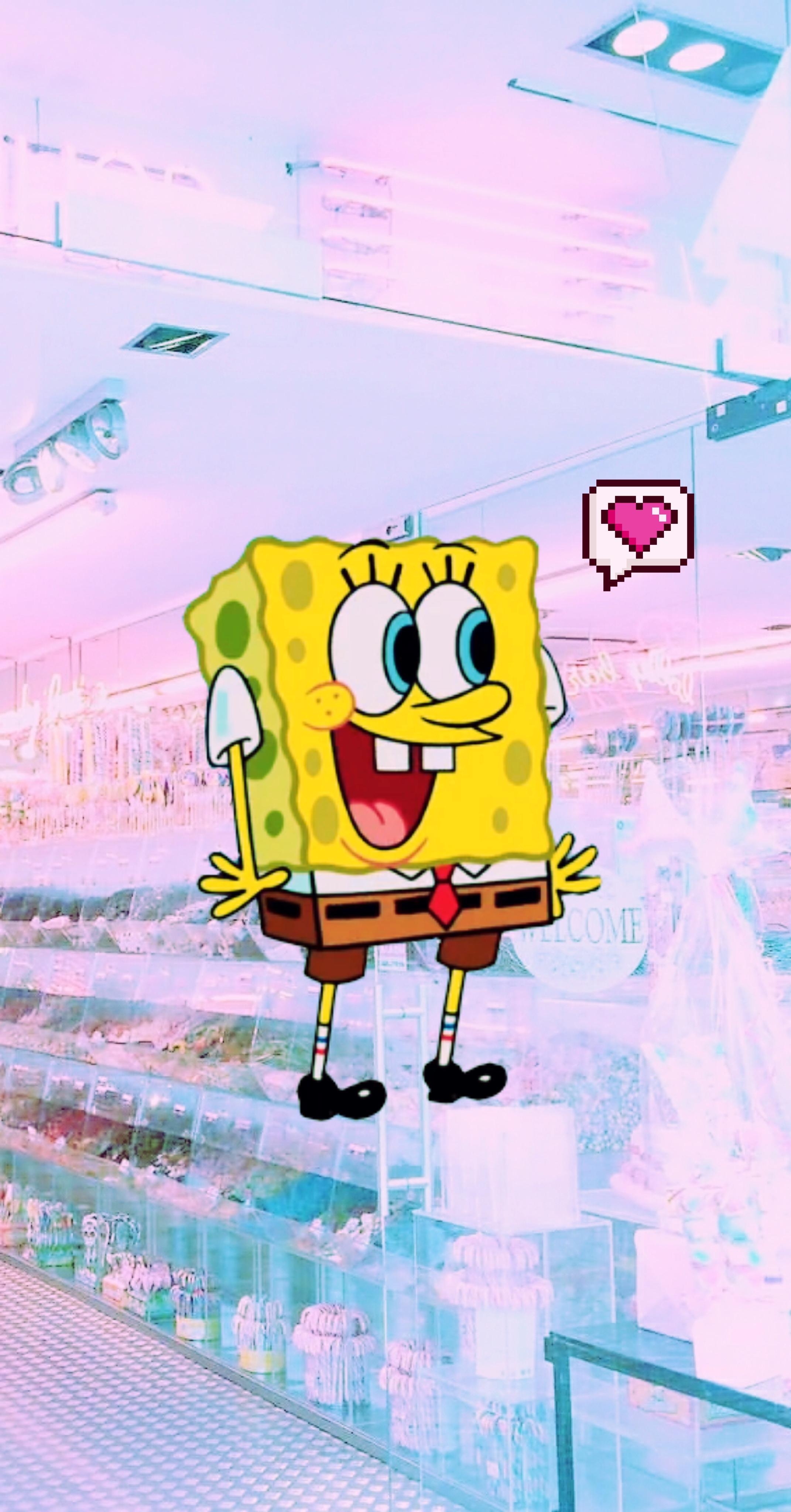 2150x4100 Spongebob Aesthetic Phone Wallpaper 3, Phone