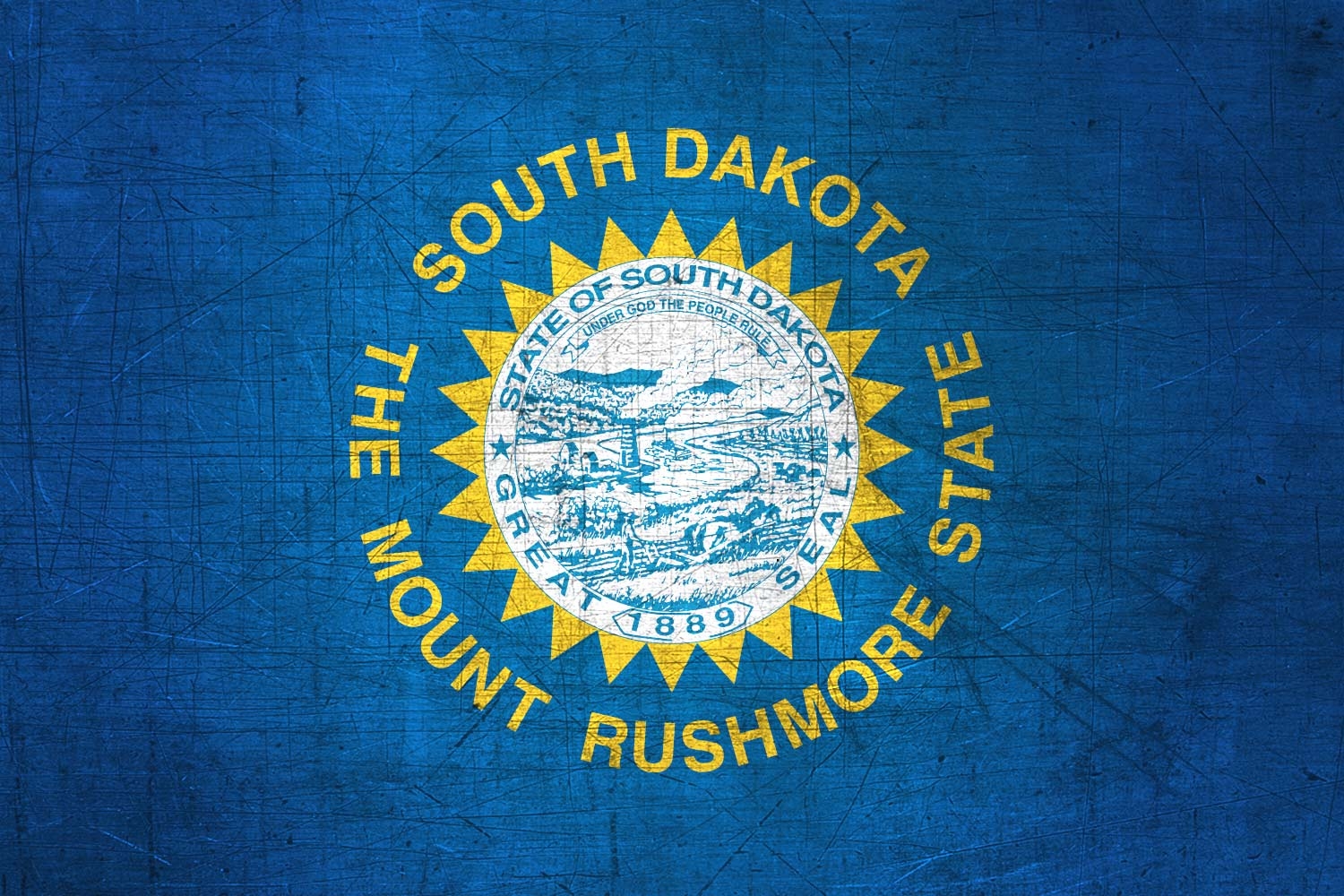 1500x1000 South Dakotan Flag Metal (Flag of South Dakota) it for free, Desktop