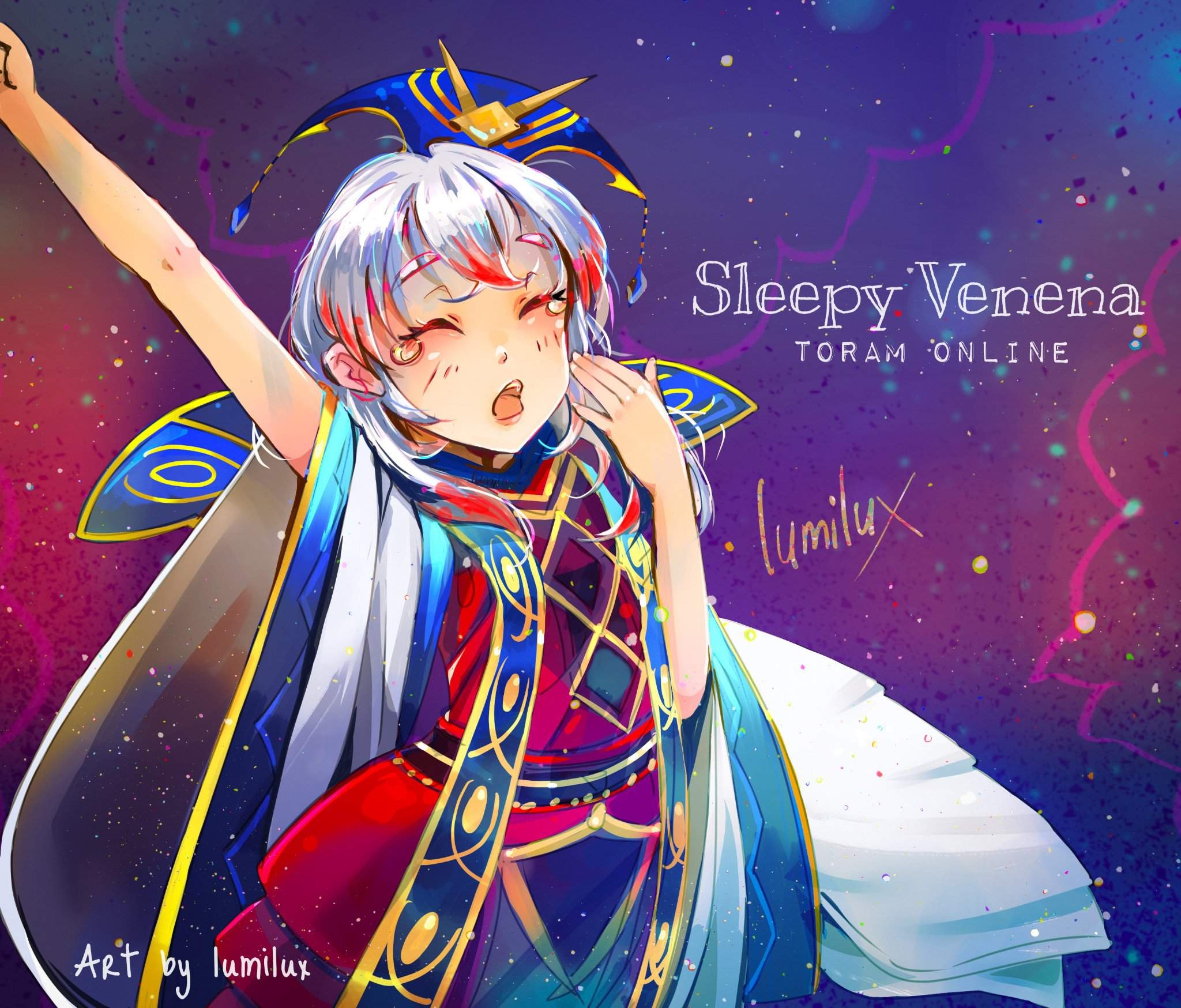 2050x1750 Are u sleepy? Toram npc wallpaper series. Toram Online Amino, Desktop