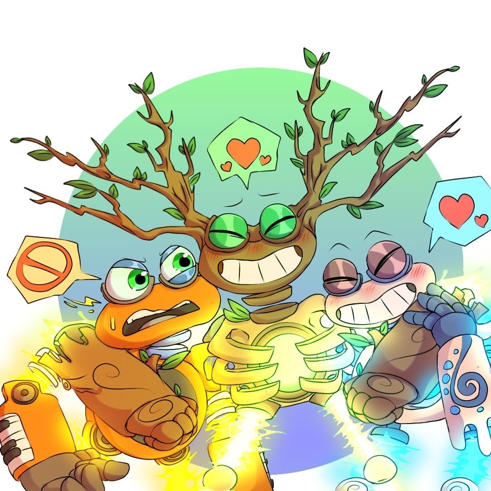 970x970 My Singing Monsters's Monsterpiece is the most wholesome Wubbox trio ever, We love all of the Epic Wubbox art from the community this week! Thank you all!, Phone