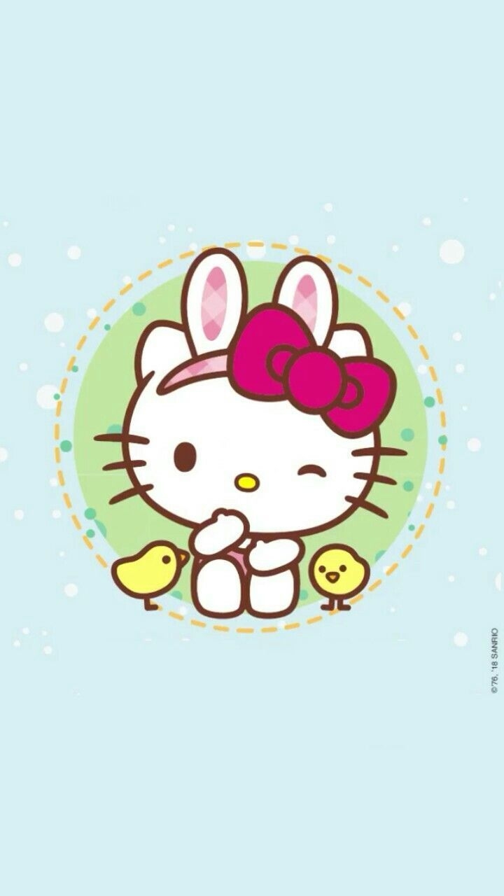 720x1280 Hello Kitty Easter Wallpaper Free Hello Kitty Easter Background, Phone