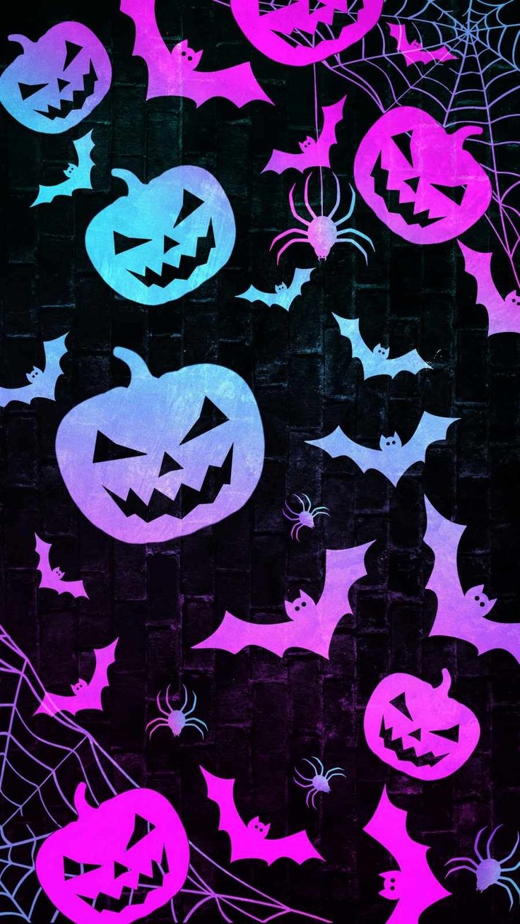 740x1310 Halloween Pumpkins And Bats IPhone Wallpaper Wallpap. Halloween wallpaper iphone, Halloween wallpaper iphone background, Halloween wallpaper background, Phone