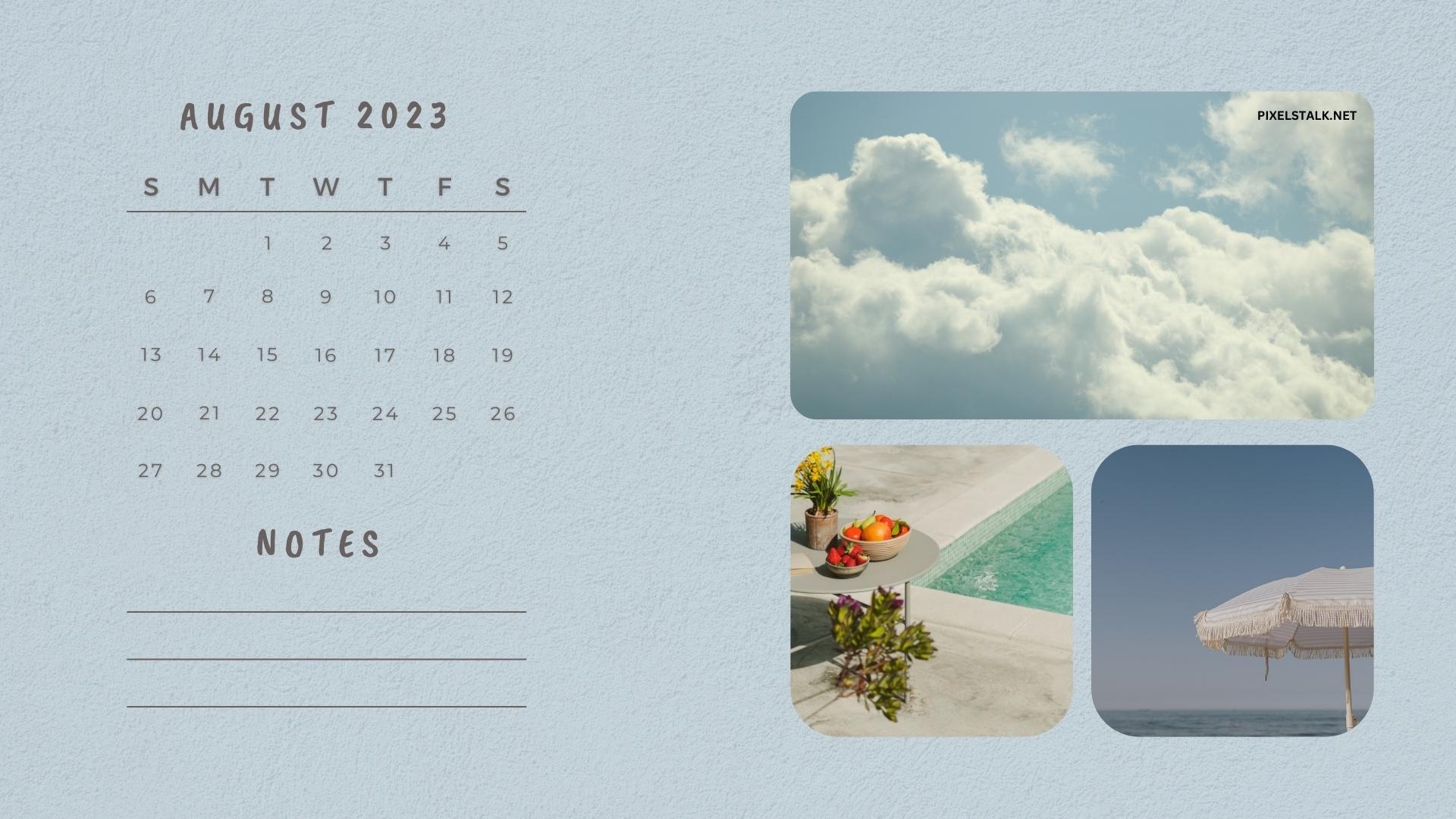 1920x1080 August 2023 Calendar Desktop Wallpaper, Desktop