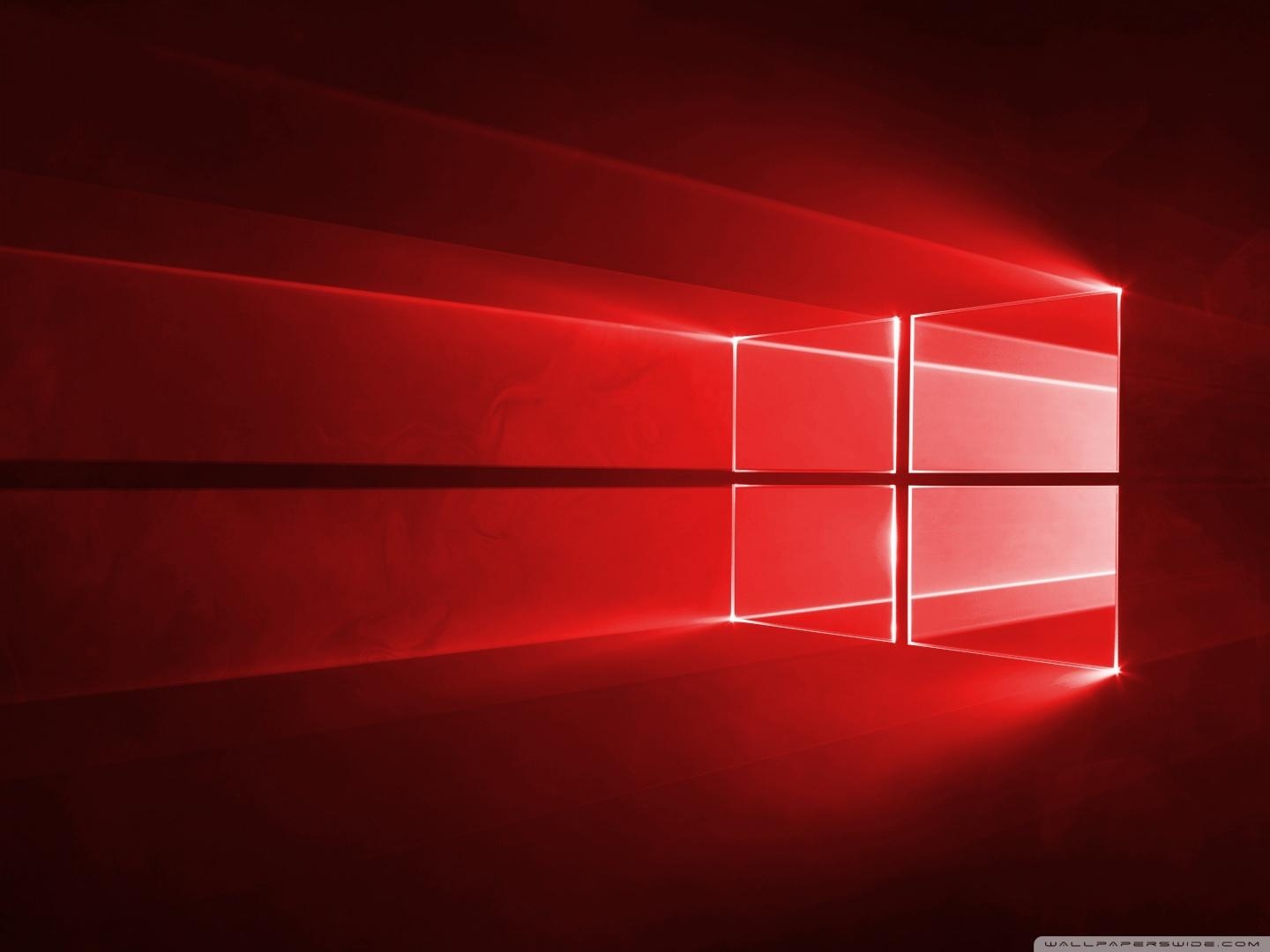 1440x1080 Windows 10 Red in 4K ❤ 4K HD Desktop Wallpaper for • Wide & Ultra, Desktop