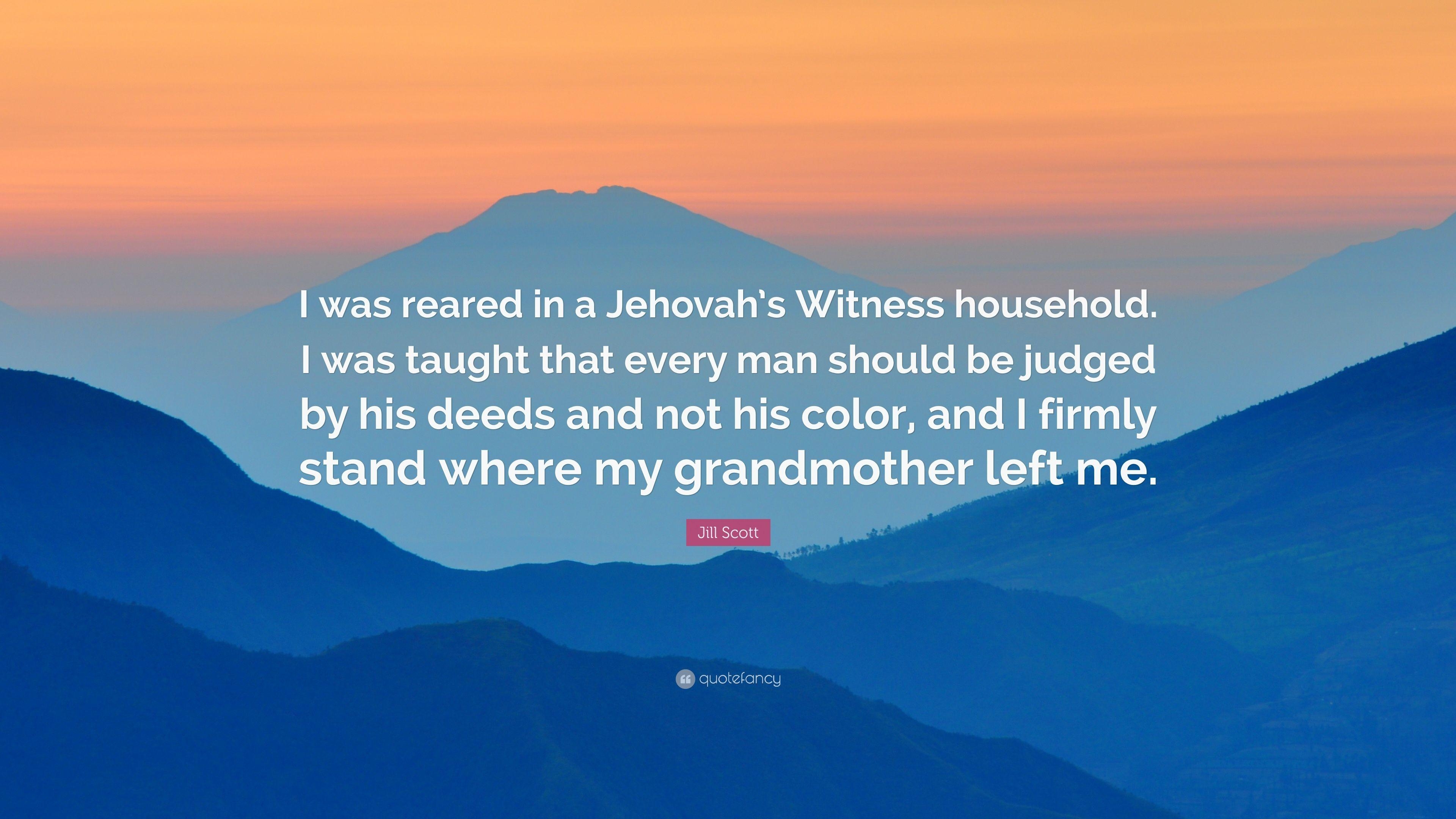 3840x2160 Jill Scott Quote: “I was reared in a Jehovah's Witness household. I, Desktop