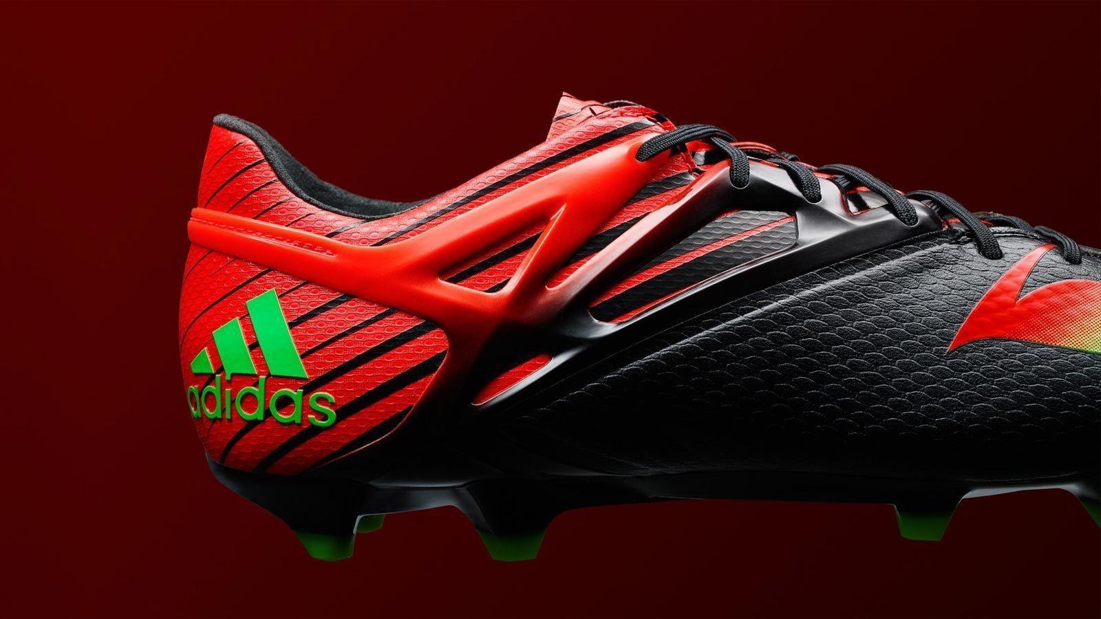 1600x900 The New Black / Red Adidas Messi 2015 2016 Football Boot Features, Desktop