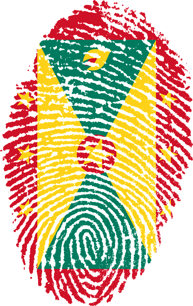 810x1280 Travel, Grenada, Flag, Fingerprint, Country #travel, #grenada, #flag, Phone