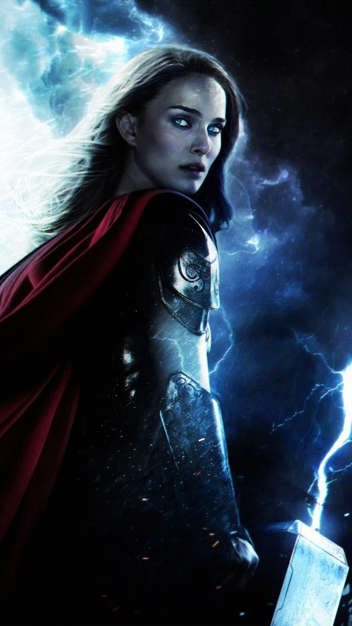 720x1280 Thor Love And Thunder 2021 Jane Foster #movies #superheroes. Upcoming marvel movies, Female thor, Marvel movies, Phone