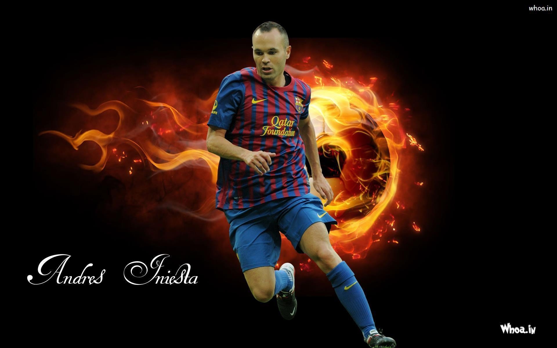 1920x1200 Andres Iniesta Face Close Up Wallpaper, Desktop