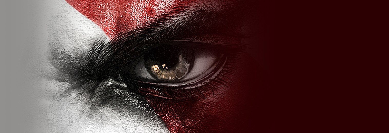 1520x520 4K wallpaper: God Of War Eyes HD Wallpaper, Dual Screen