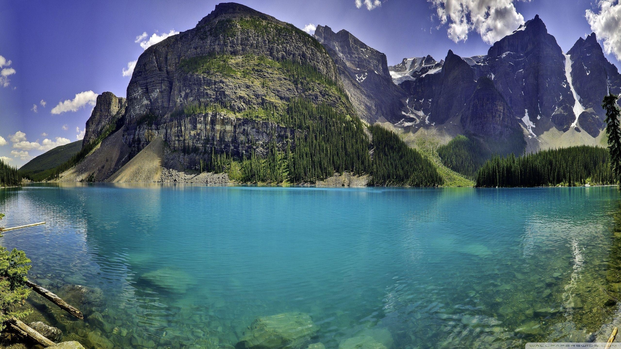 2560x1440 Beautiful Moraine Lake in Banff National Park, Alberta, Canada ❤ 4K, Desktop