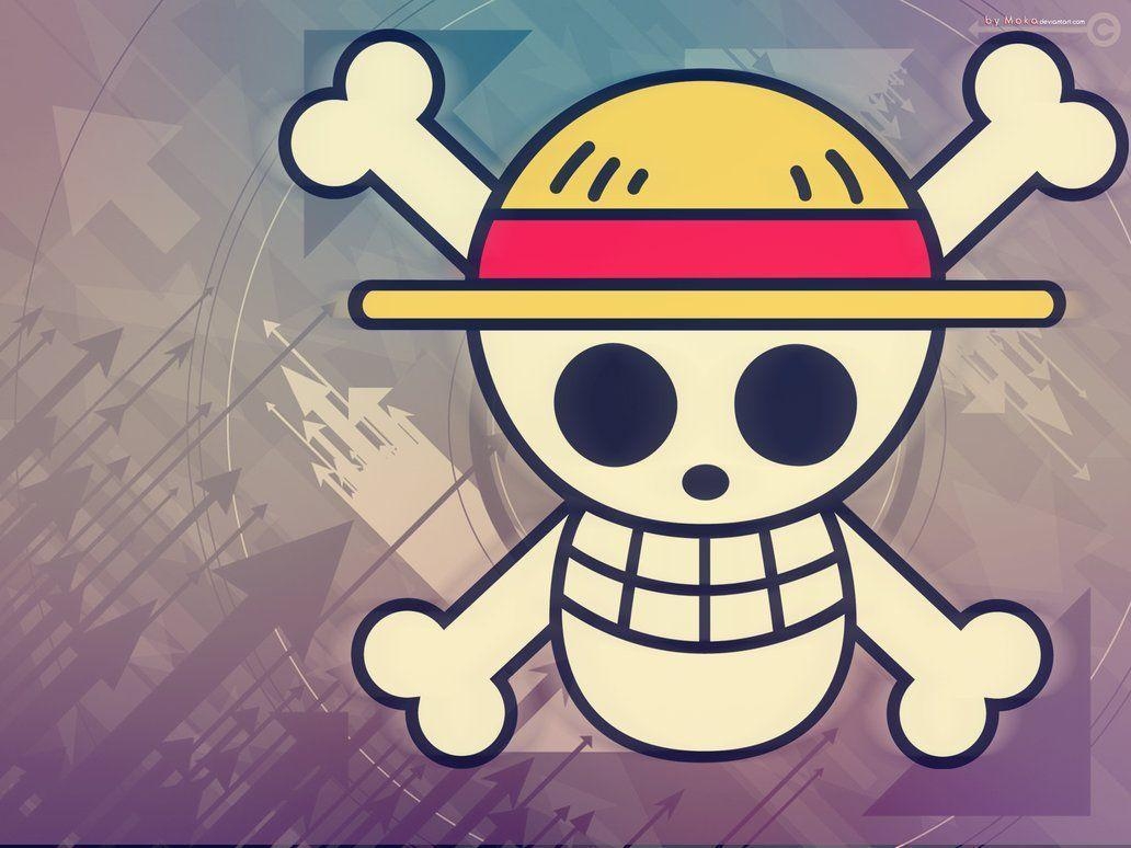 1040x780 Straw Hat Luffy Symbol, Desktop