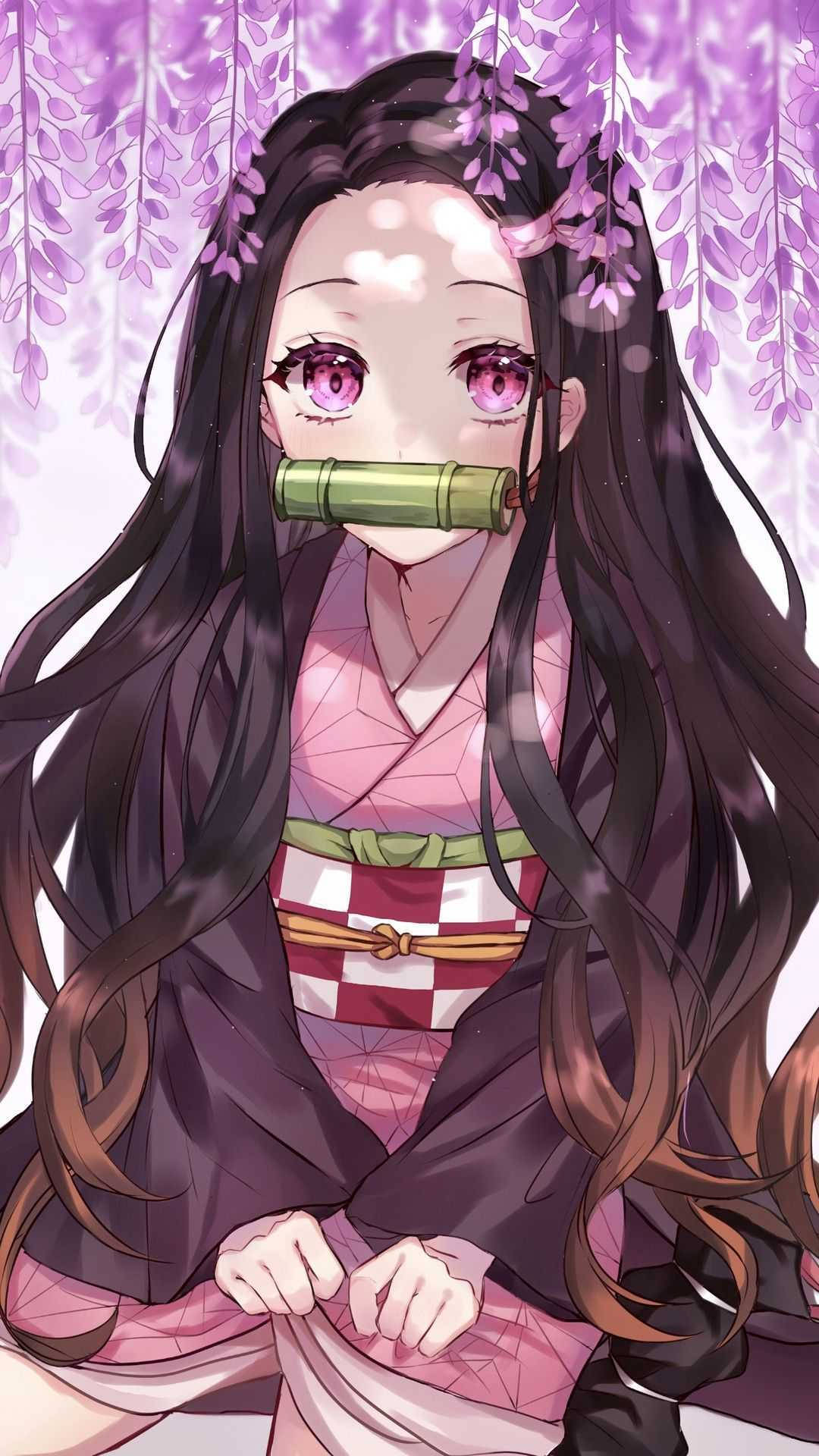 1080x1920 Download Anime Girl Nezuko Kamado Wallpaper, Phone