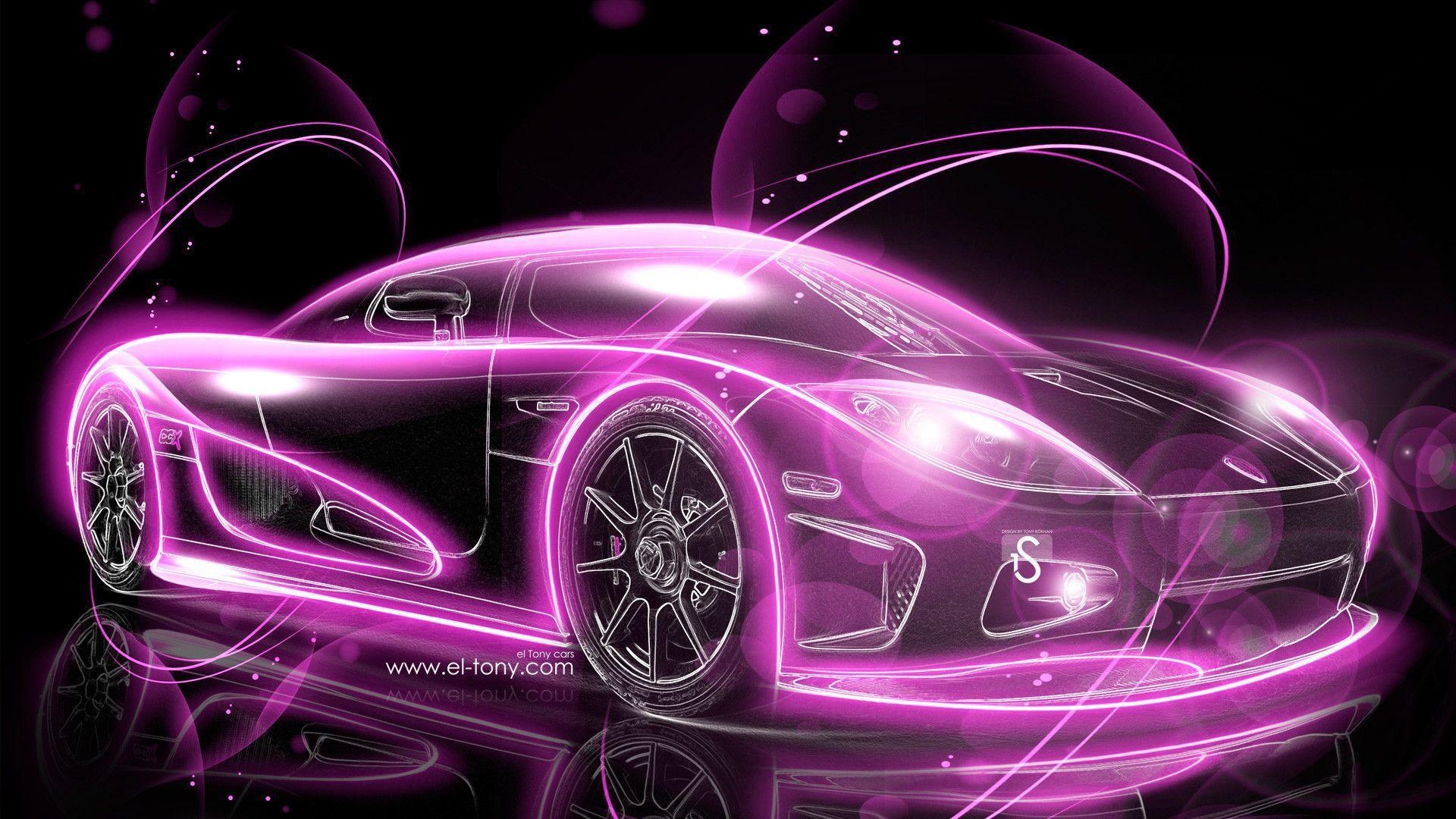 1920x1080 Pink Cars Wallpaper, Desktop