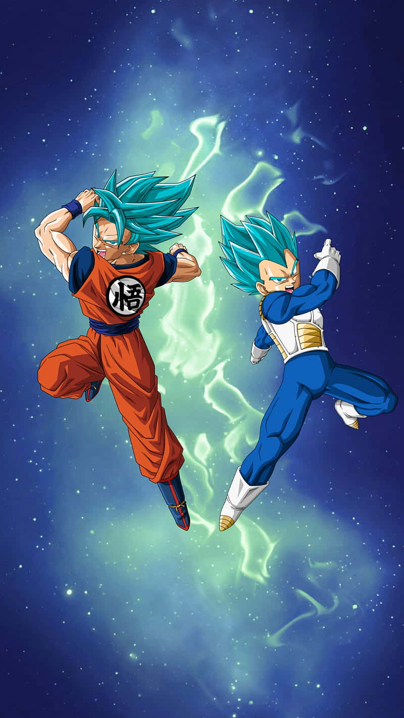 800x1430 Download Feel the power of Goku and Vegeta with this amazing iPhone wallpaper Wallpaper, Phone