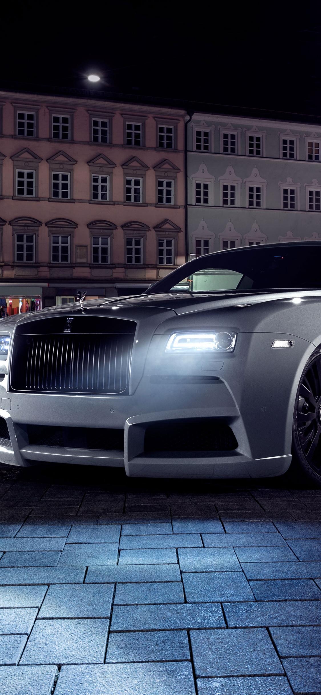 1130x2440 Download  Wallpaper Rolls Royce Wraith, White Car, Phone