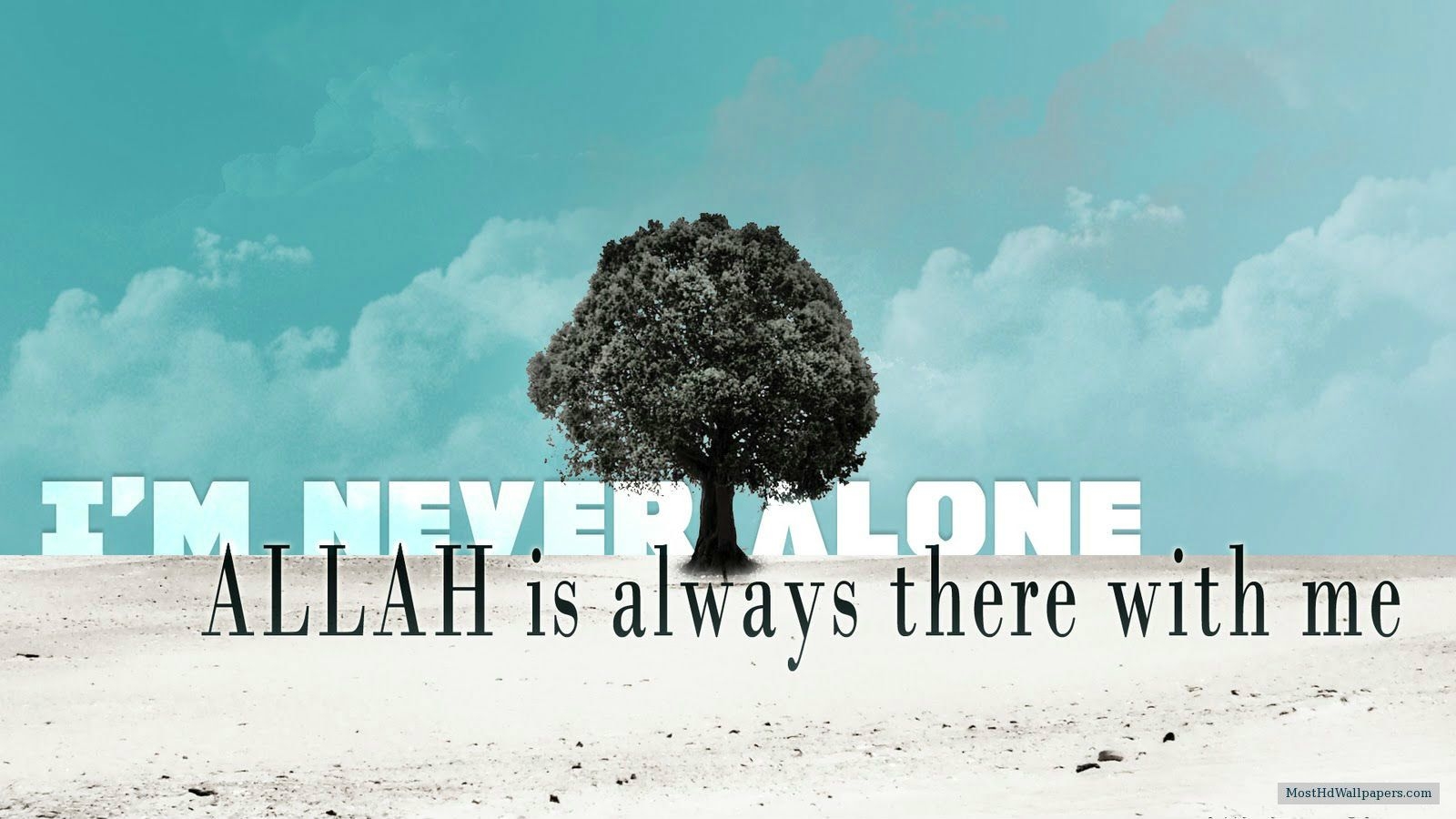 1600x900 Islamic Wallpaper with Quotes, Desktop