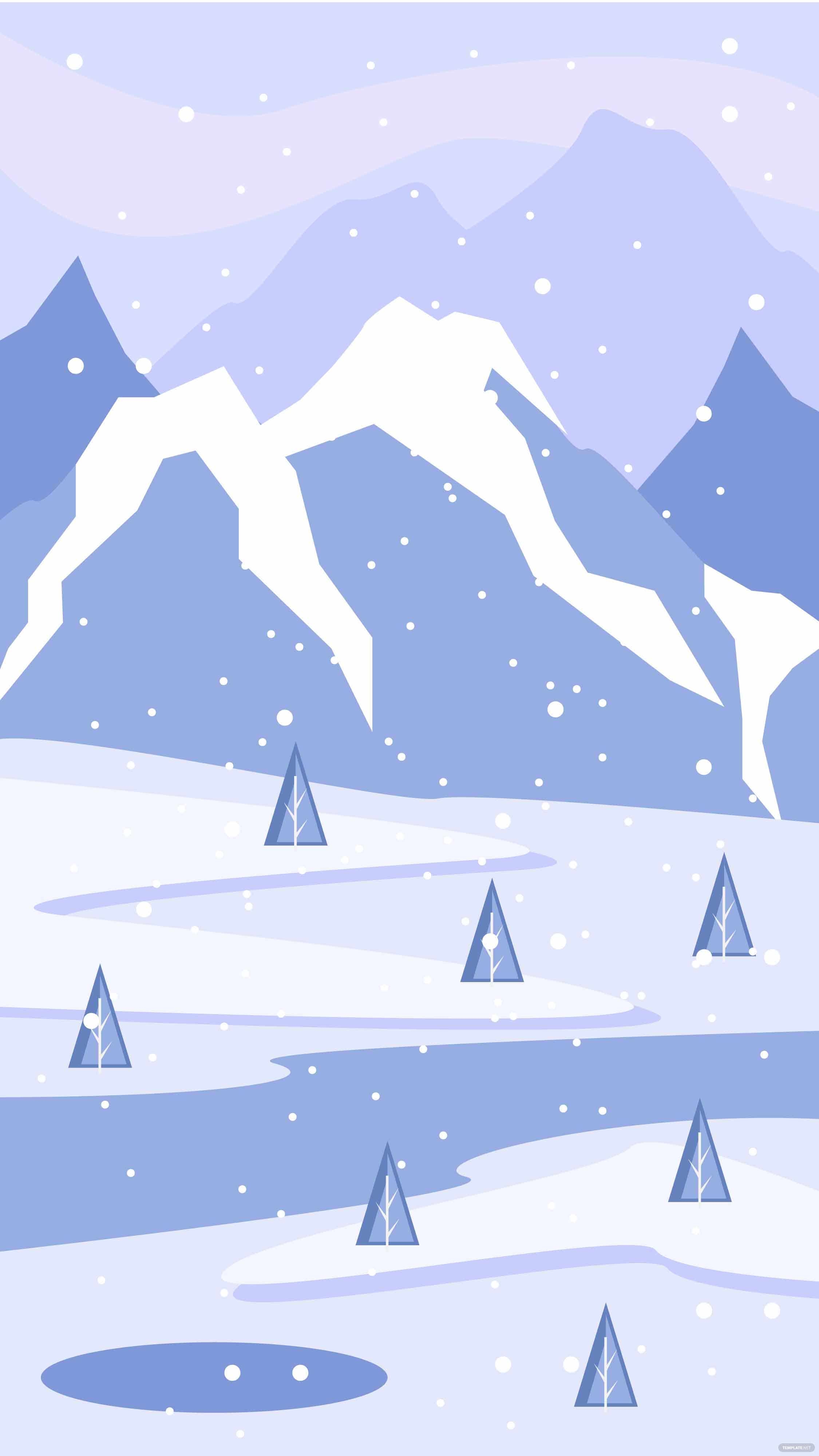 2250x4000 Free Winter iPhone Background in PDF, Illustrator, PSD, EPS, SVG, JPG, PNG, Phone