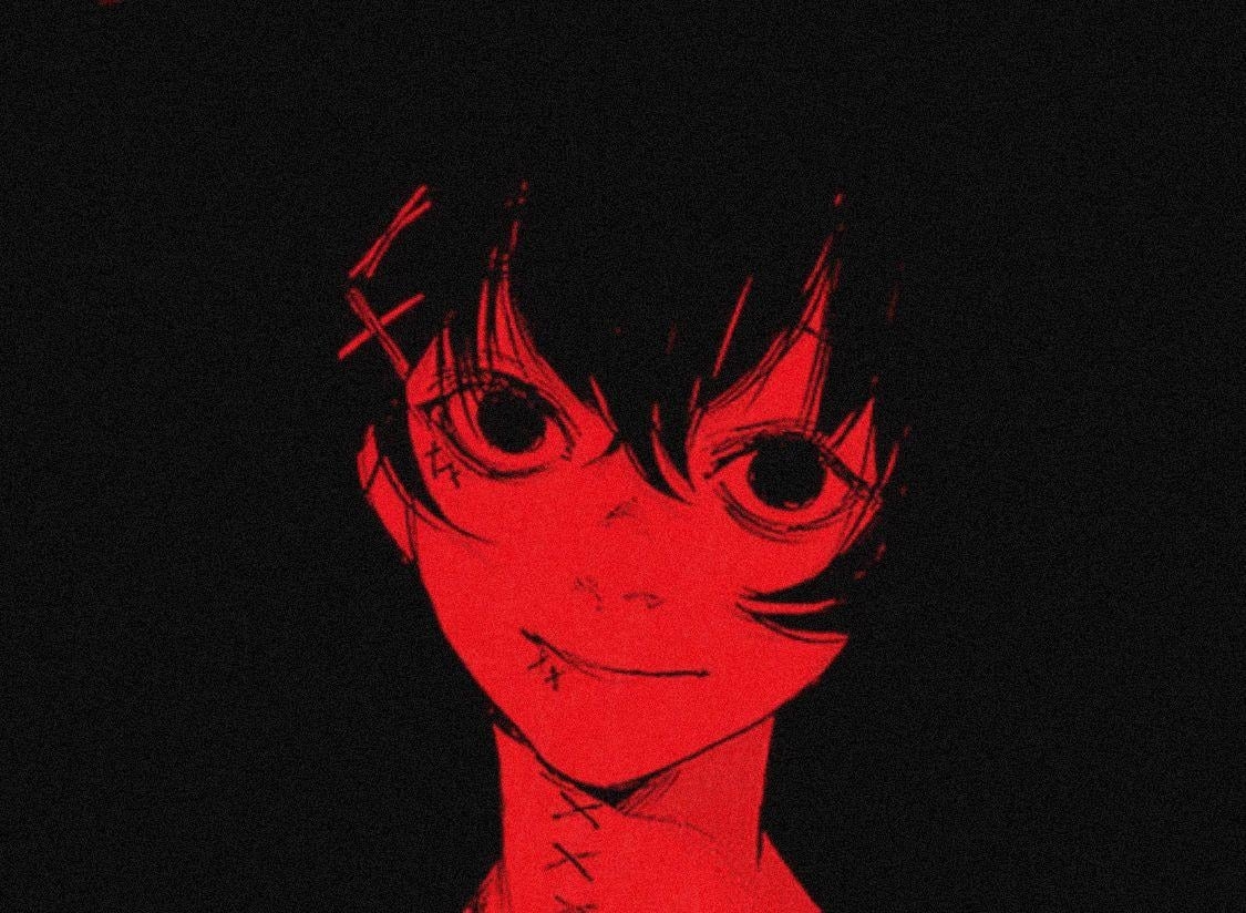 1130x830 Red Emo Anime Wallpaper Free Red Emo Anime Background, Desktop