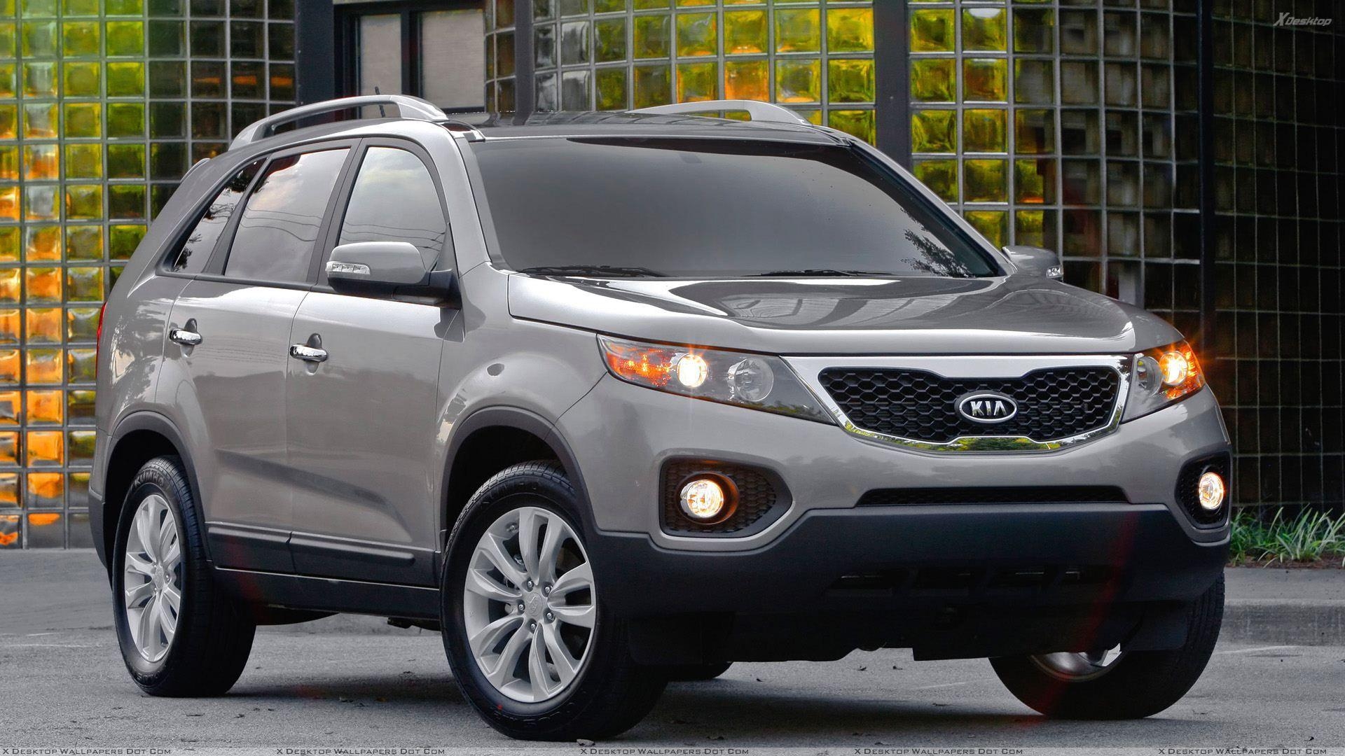 1920x1080 Kia Sorento 2011 In Grey Front Pose Wallpaper, Desktop