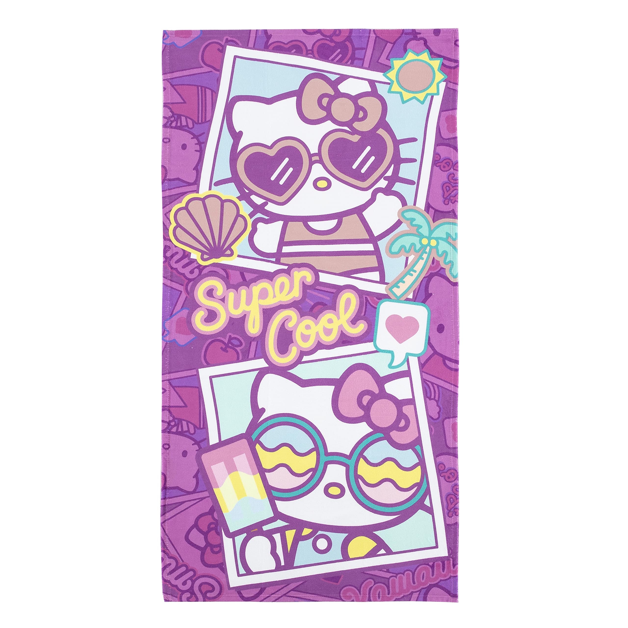 2560x2560 Hello Kitty Cool Summer 30 x 60 inch Beach Towel, Phone