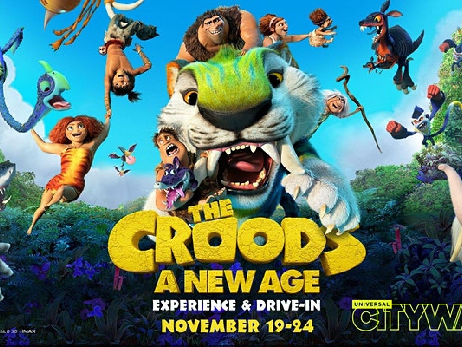 1600x1200 DRIVE IN SCREENING AND EXPERIENCE OF THE CROODS: A NEW AGE (OPENING NIGHT). Discover Los Angeles, Desktop