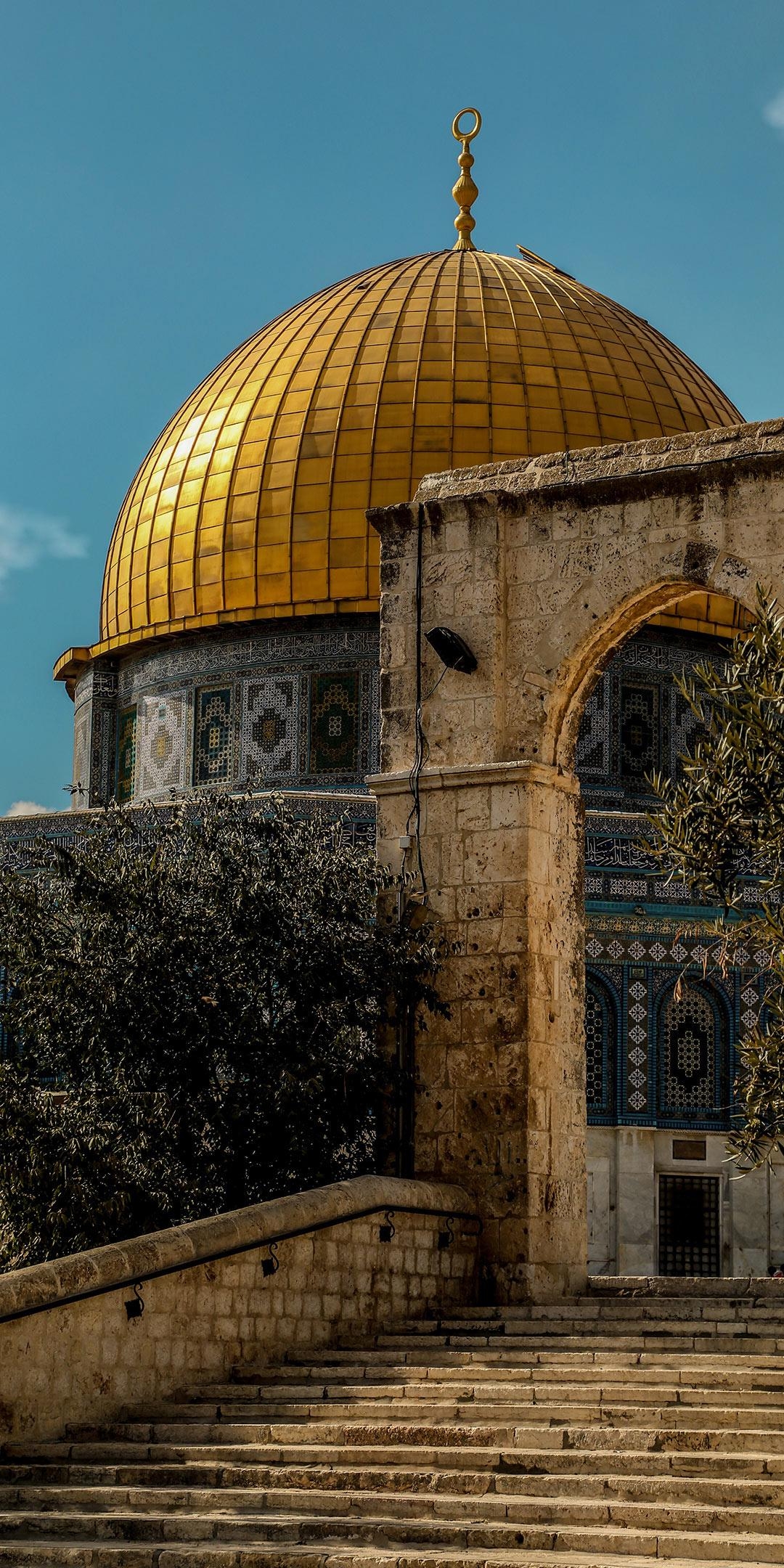 1080x2160 Al Aqsa Mosque HD Islamic Wallpaper, Phone