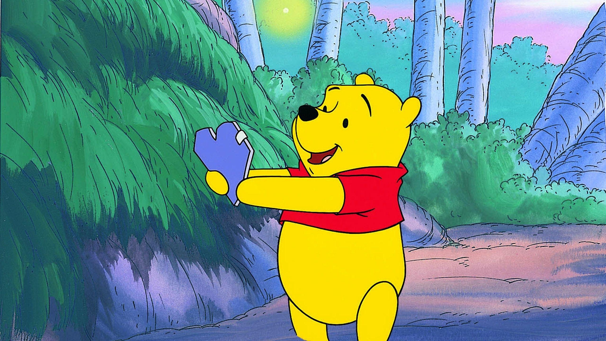 2560x1440 Winnie the Pooh Valentines Day Wallpaper, Desktop