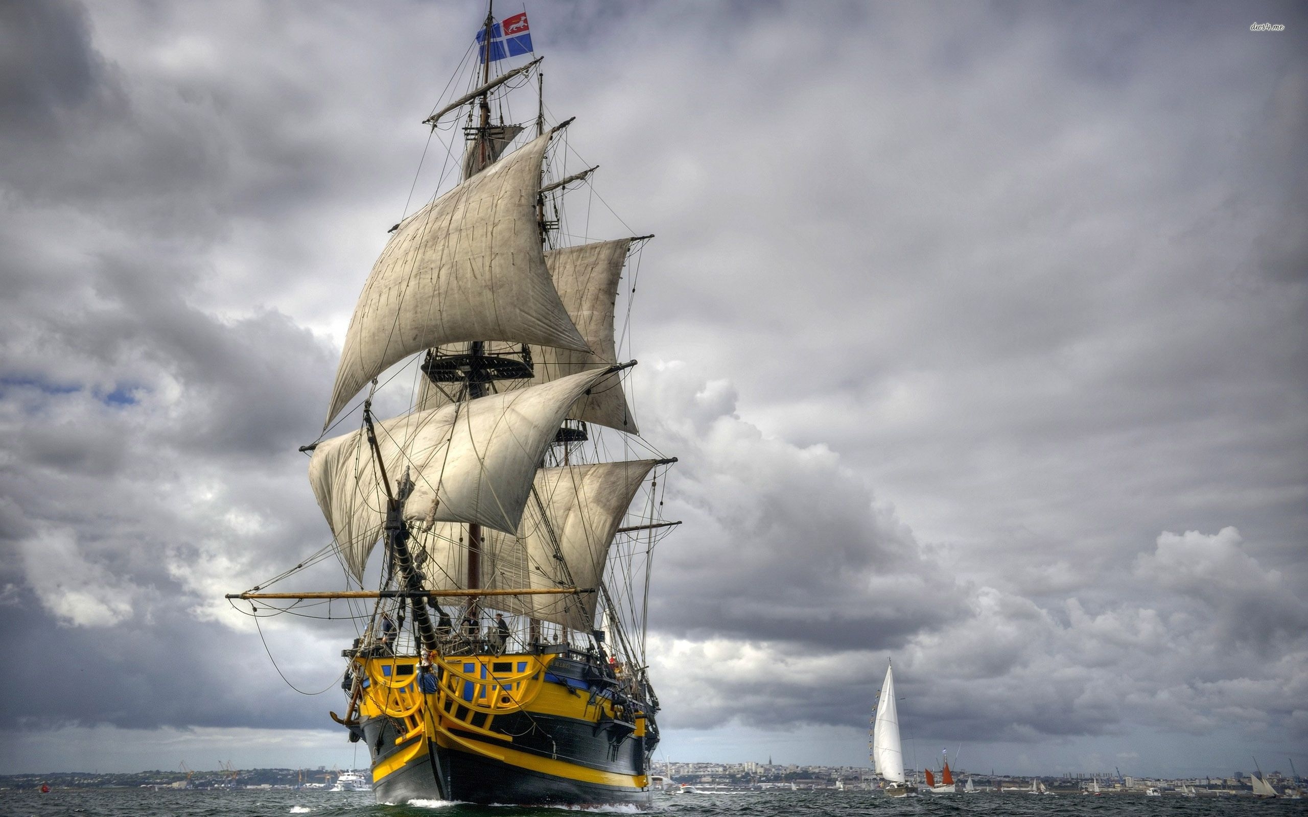 2560x1600 Sailing Ships Wallpaper, Desktop