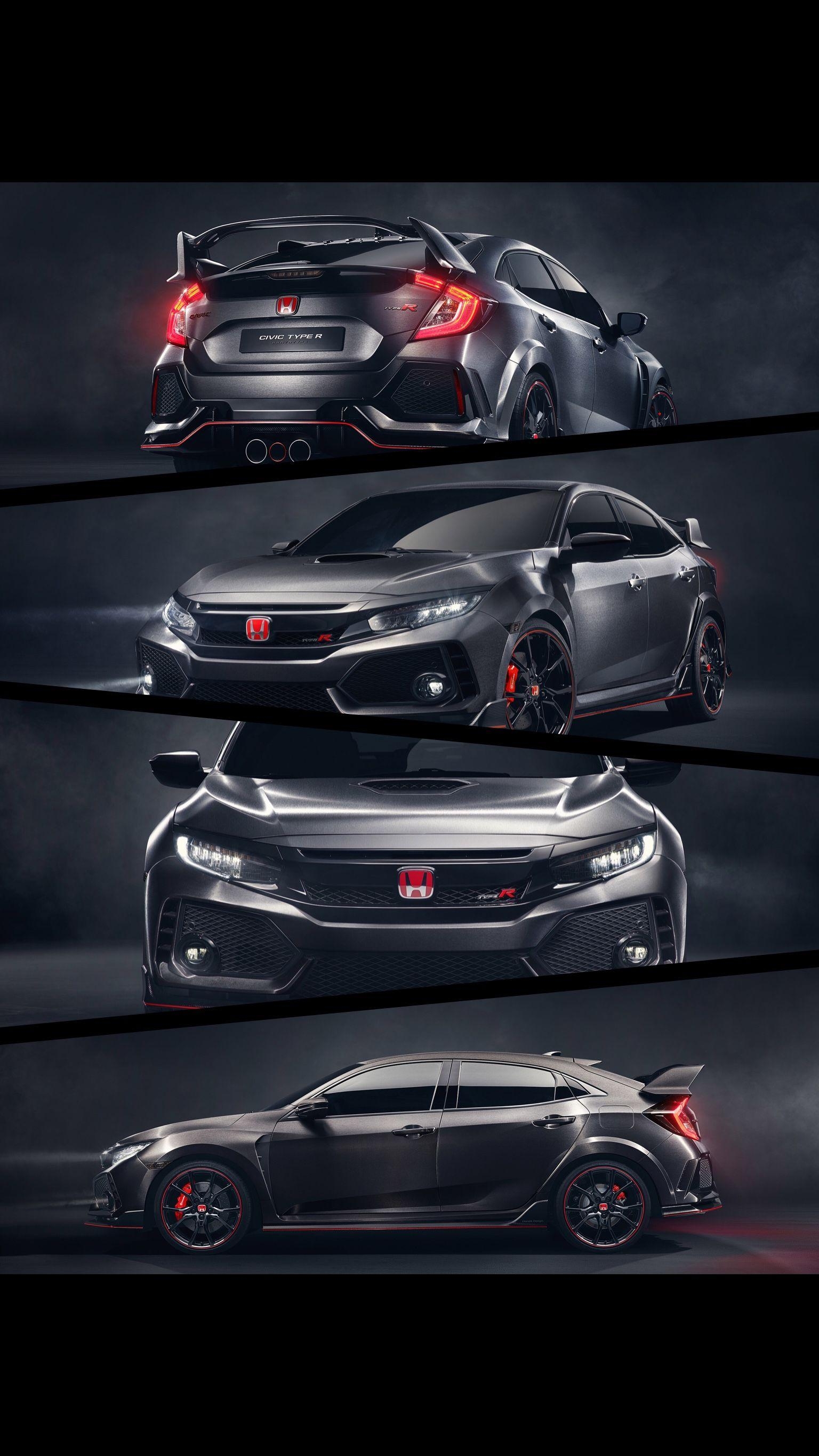 1540x2740 Black Honda Civic HD desktop wallpaper Widescreen High. Honda, Phone