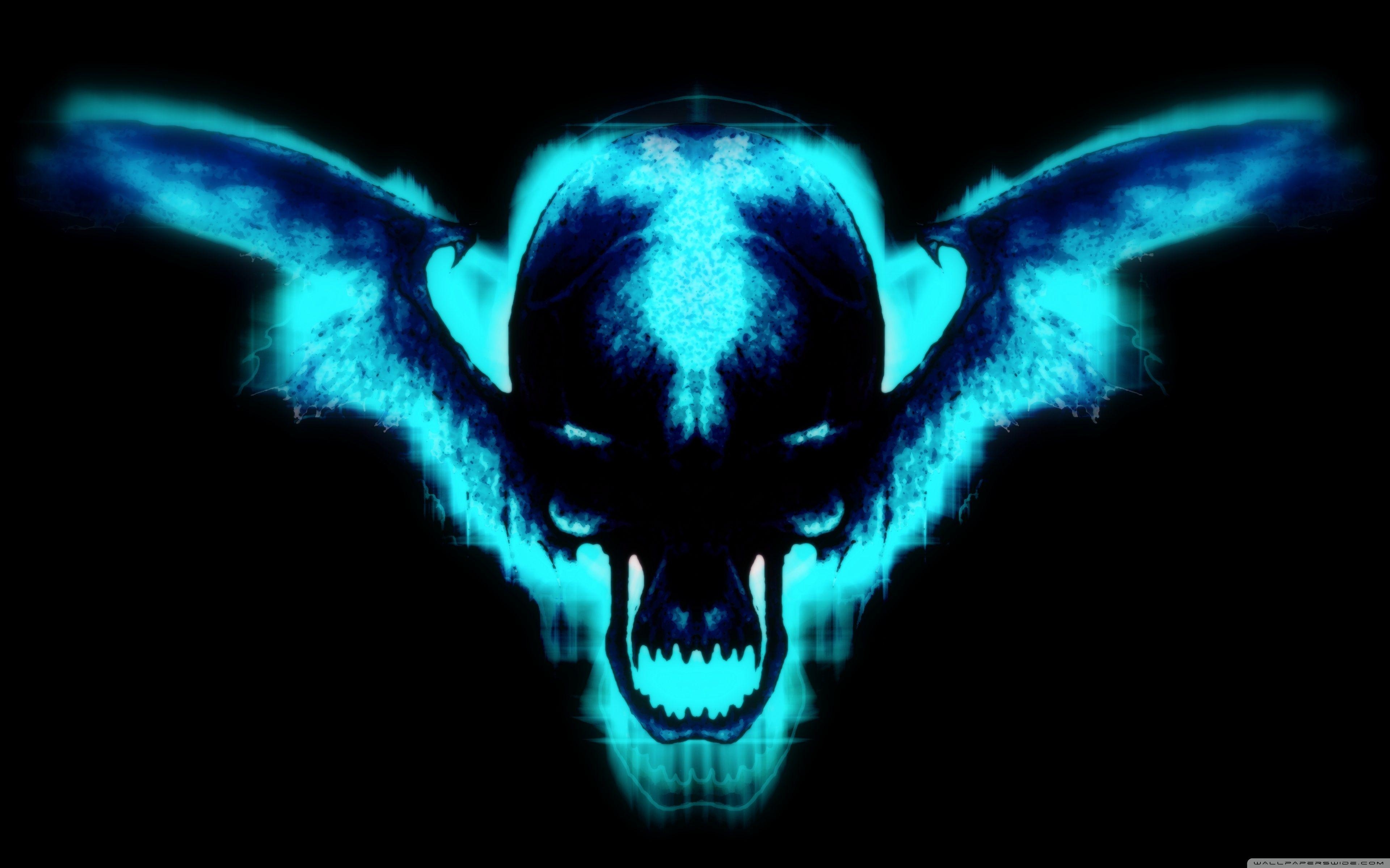 3840x2400 Cyber Skull Ultra HD Desktop Background Wallpaper for 4K UHD TV, Widescreen & UltraWide Desktop & Laptop, Tablet, Desktop