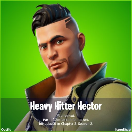 520x520 Heavy Hitter Hector Fortnite wallpaper, Phone