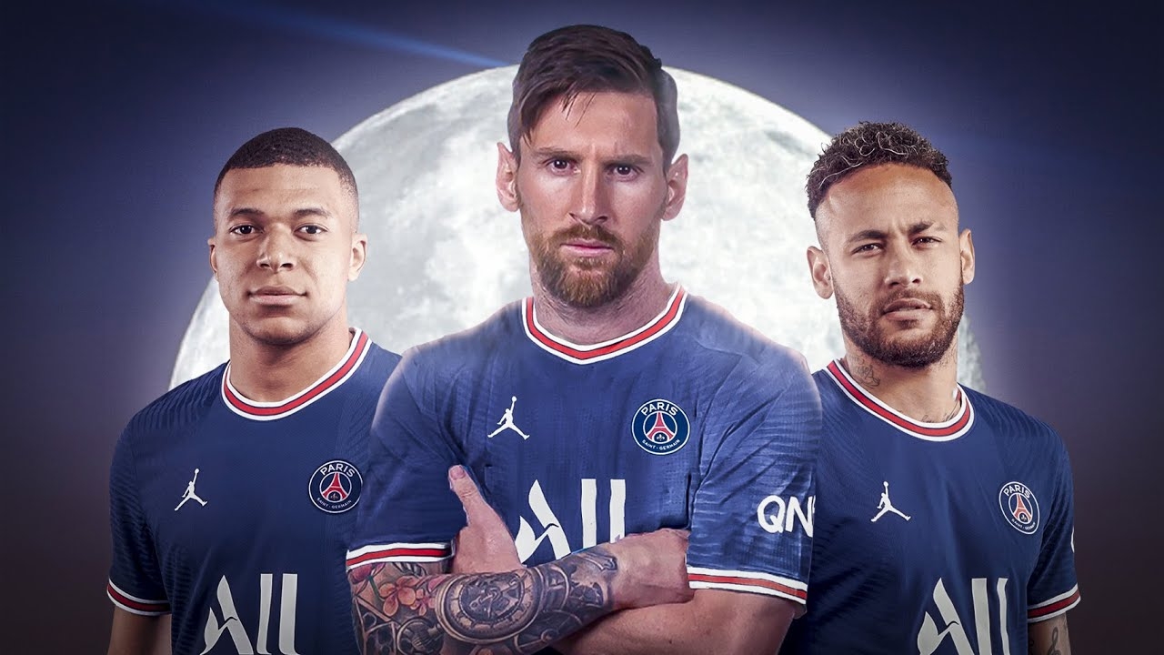 1280x720 Messi, Neymar, Mbappé's New EPIC Trio, Desktop