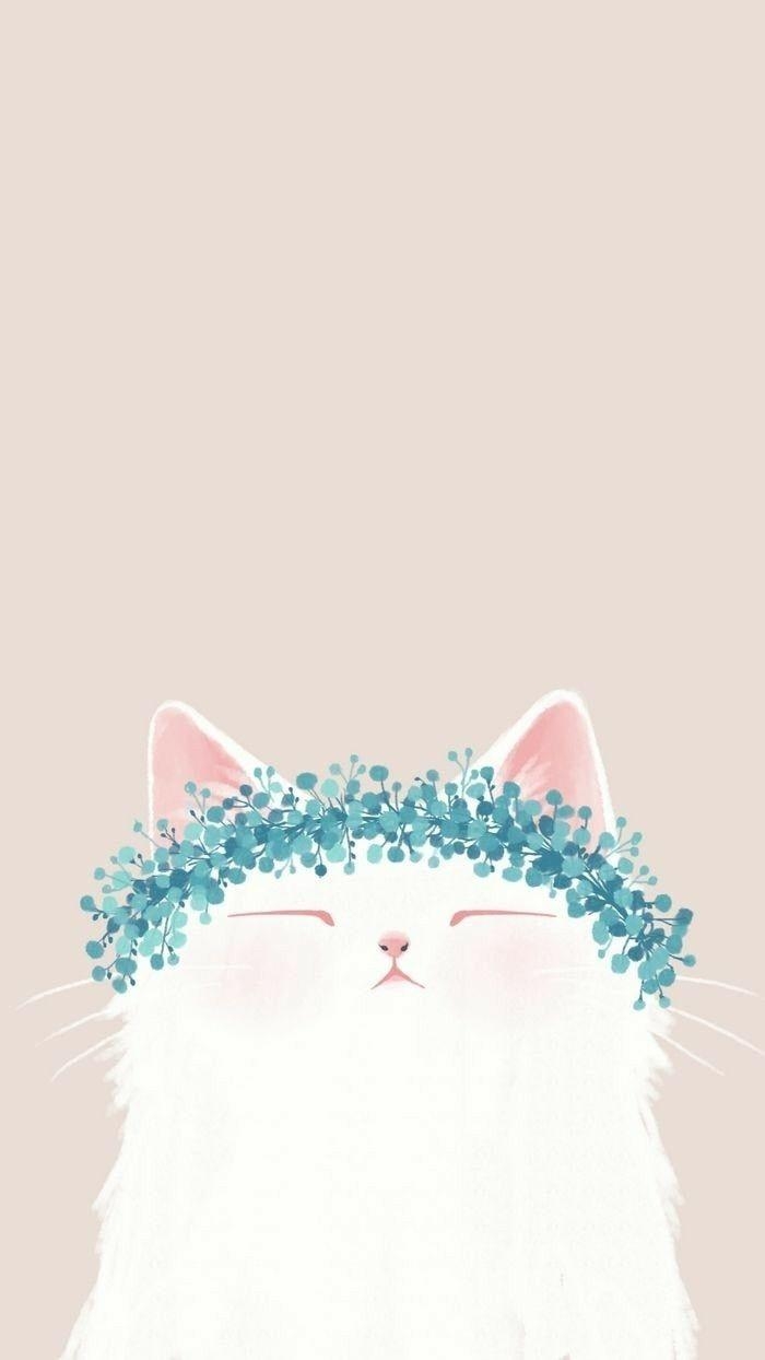 700x1250 Art. Cat wallpaper, Drawings, Cute wallpaper, Phone