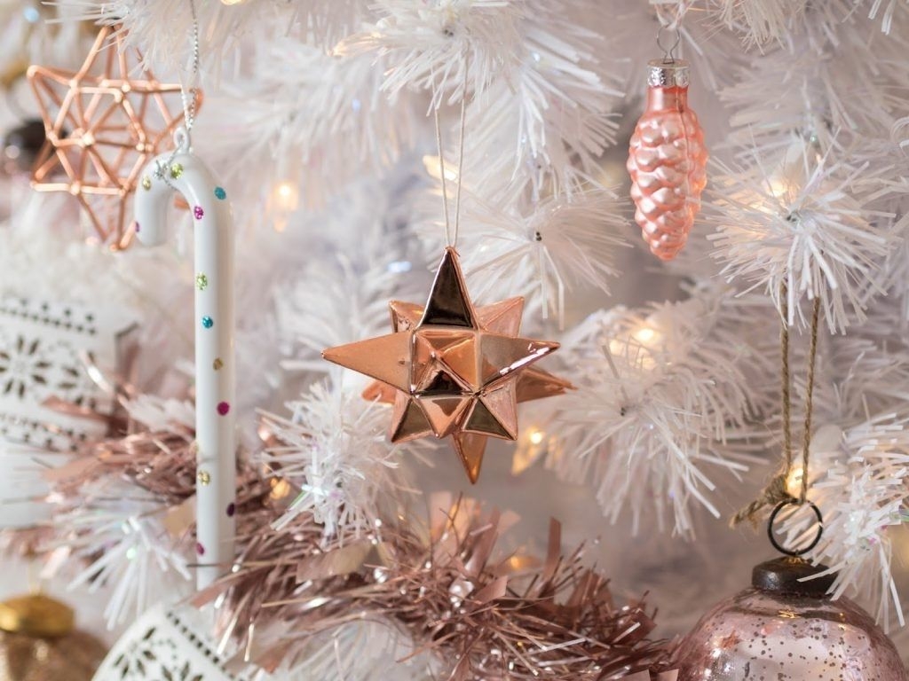 1030x770 Rose Gold Christmas Ornaments, Desktop