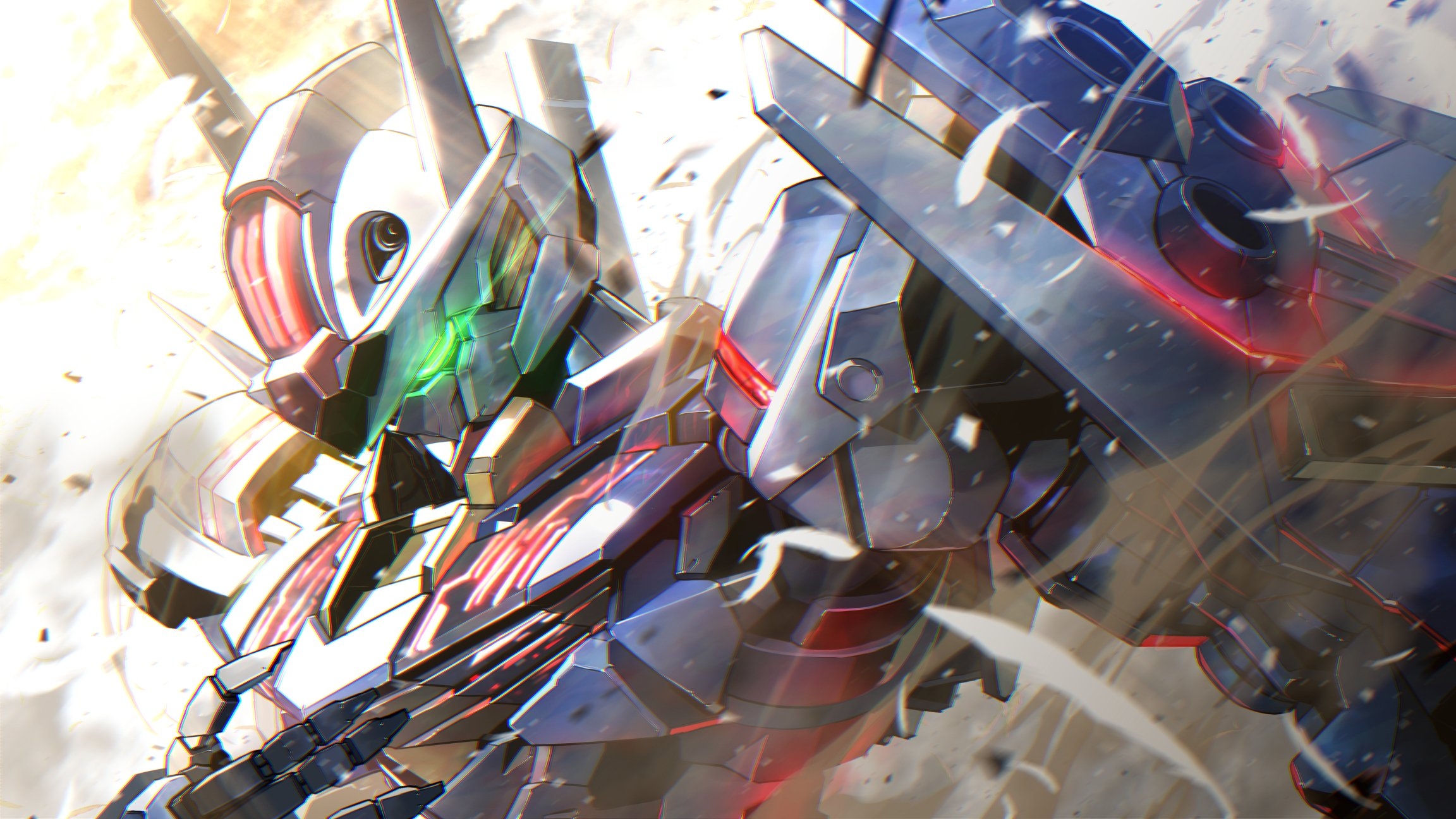 2310x1300 gundam aerial (gundam and 1 more) drawn, Desktop