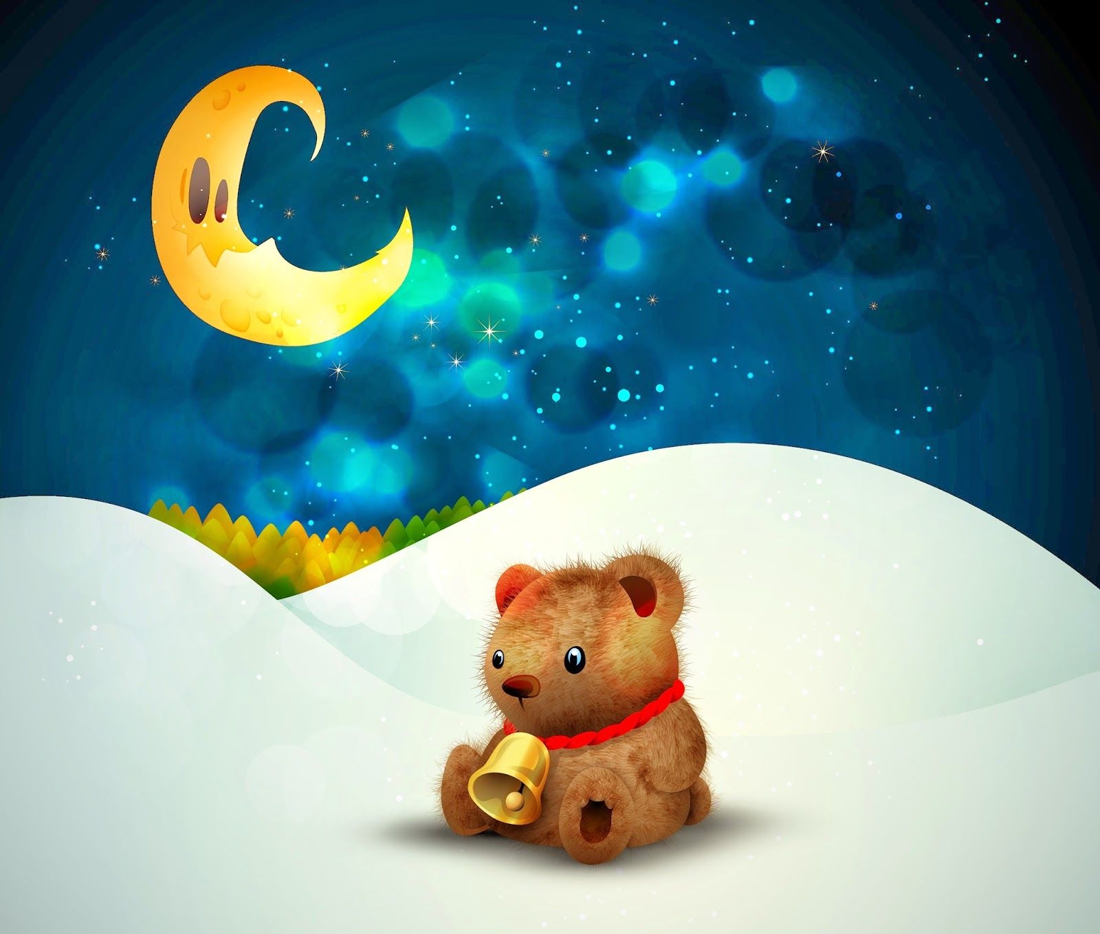 1600x1360 Christmas Snow Teddy Bear HD Wallpaper, Desktop