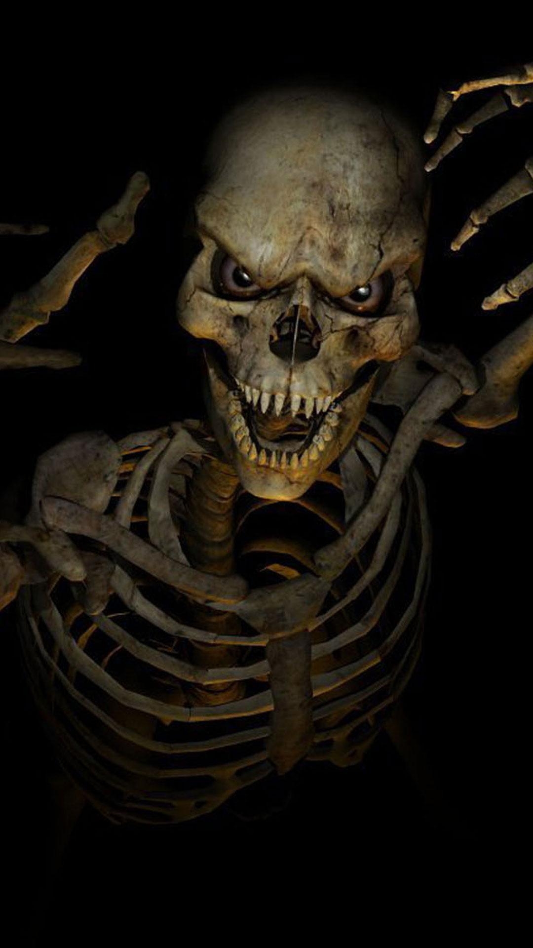 1080x1920 Skeleton Live Wallpaper for Android, Phone