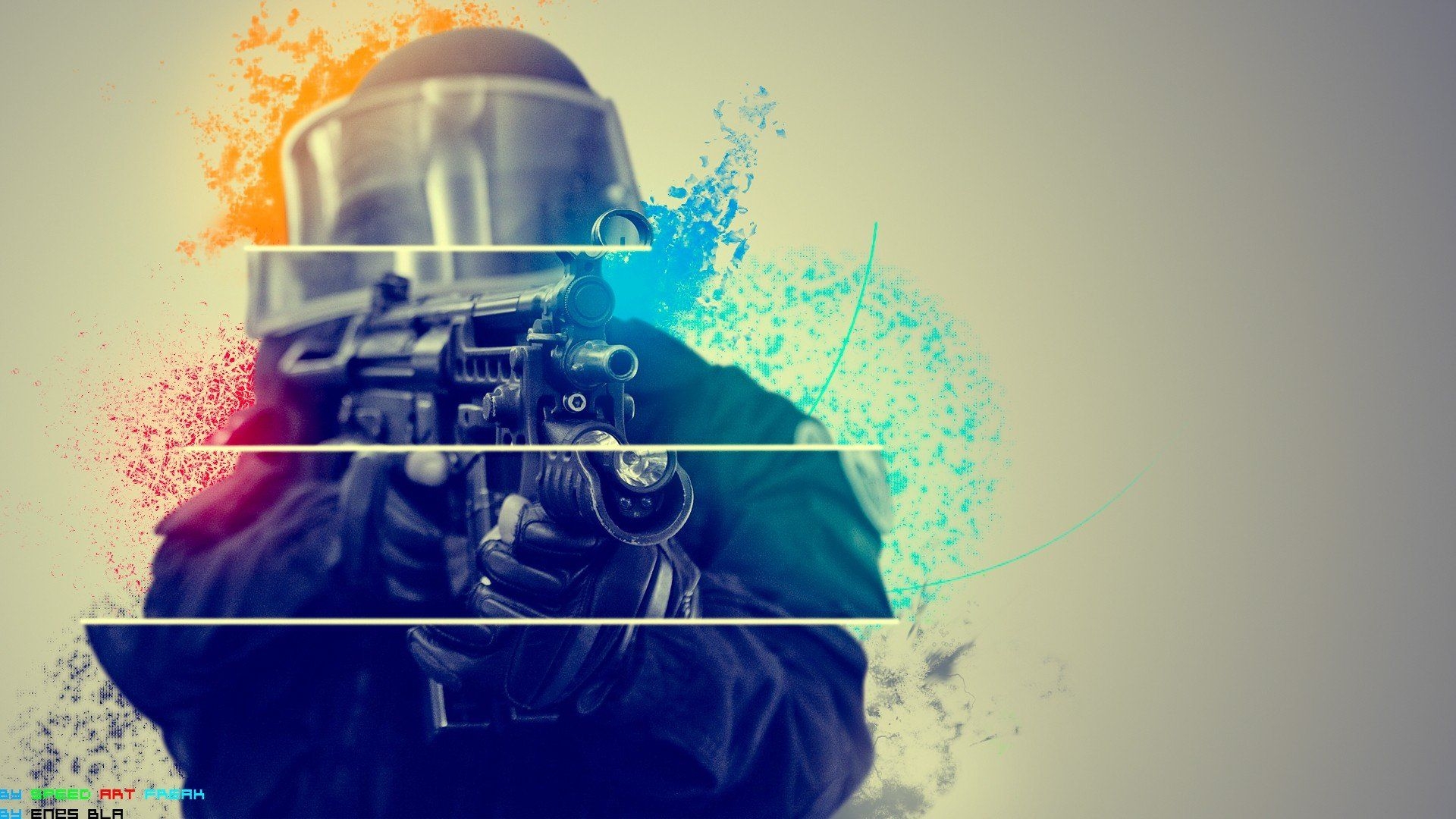 1920x1080 GIGN, Machine gun HD Wallpaper / Desktop and Mobile Image & Photo, Desktop