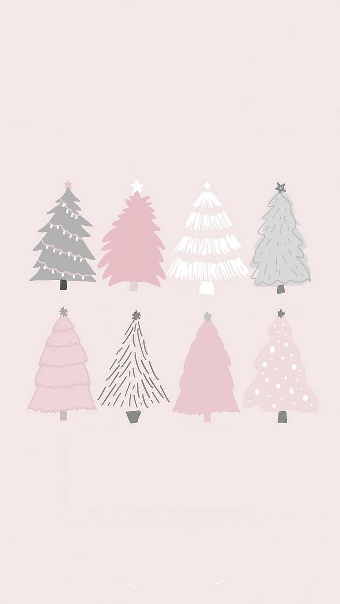 1090x1920 Download Cute Aesthetic Christmas Trees Wallpaper, Phone