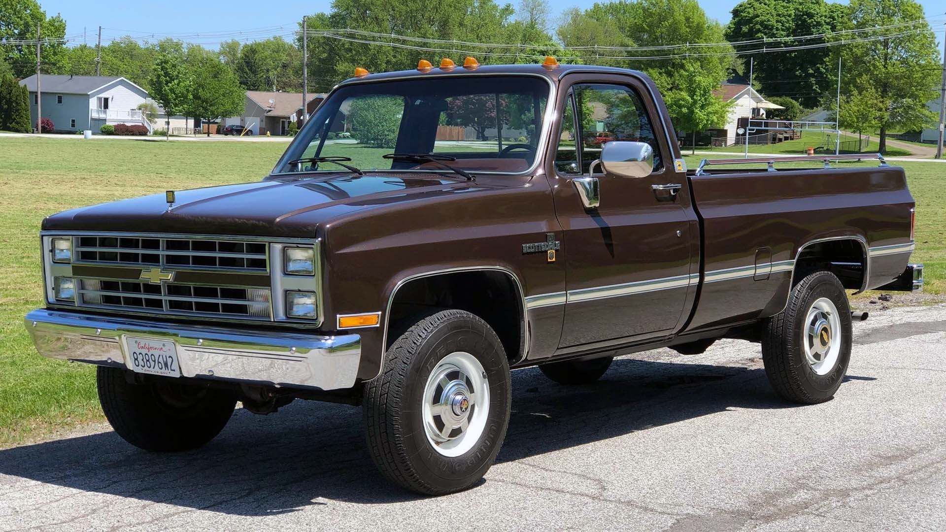 1920x1080 Bidding War Erupts Over Low Mile 1985 Chevy Square Body, Desktop