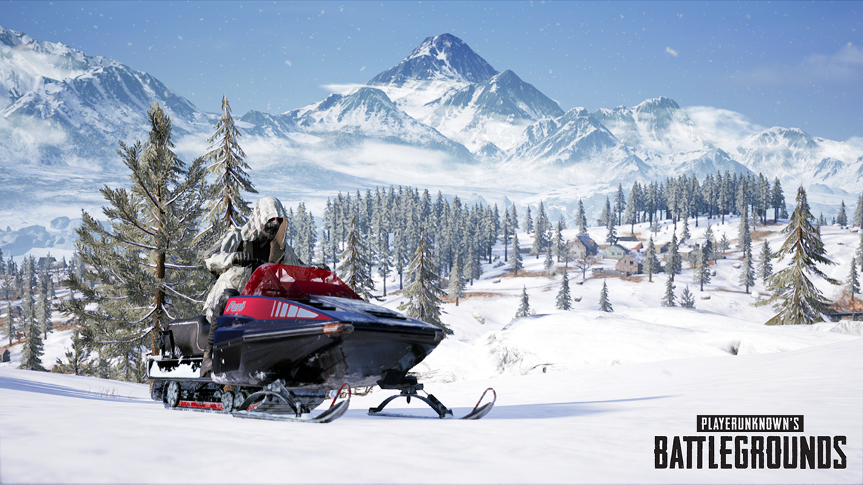 1250x710 Snowmobile. PlayerUnknown's Battlegrounds, Desktop