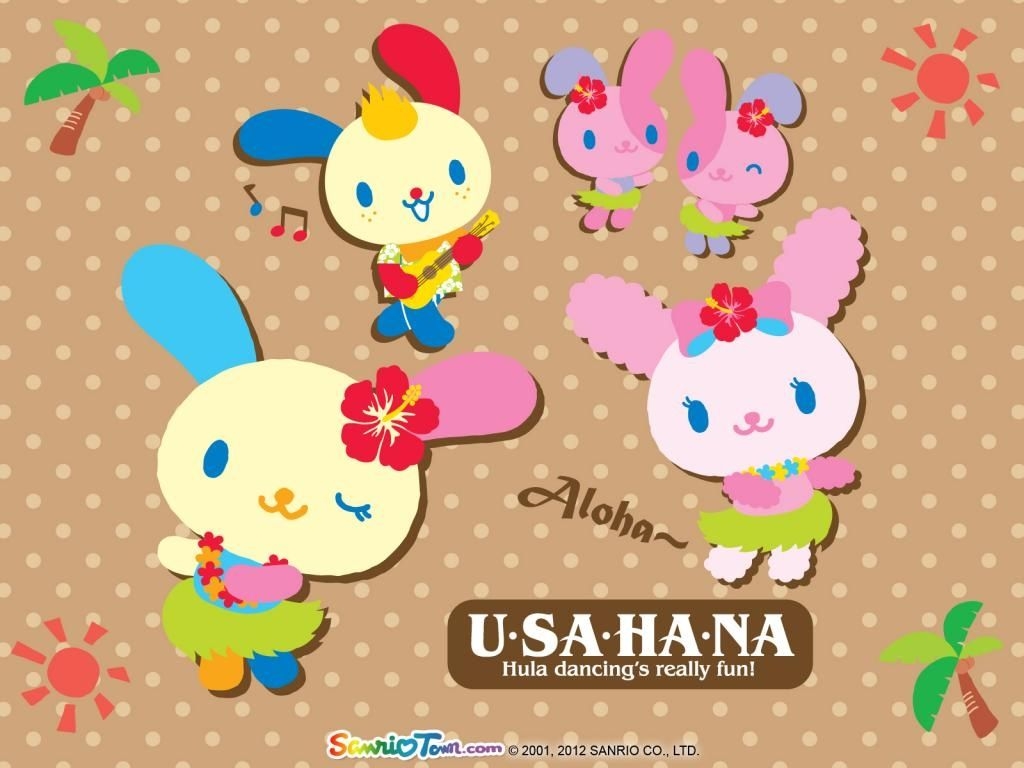 1030x770 ウサハナ ♥ Usahana ♥ Sanrio. Sanrio characters, Hello kitty, Kitty, Desktop