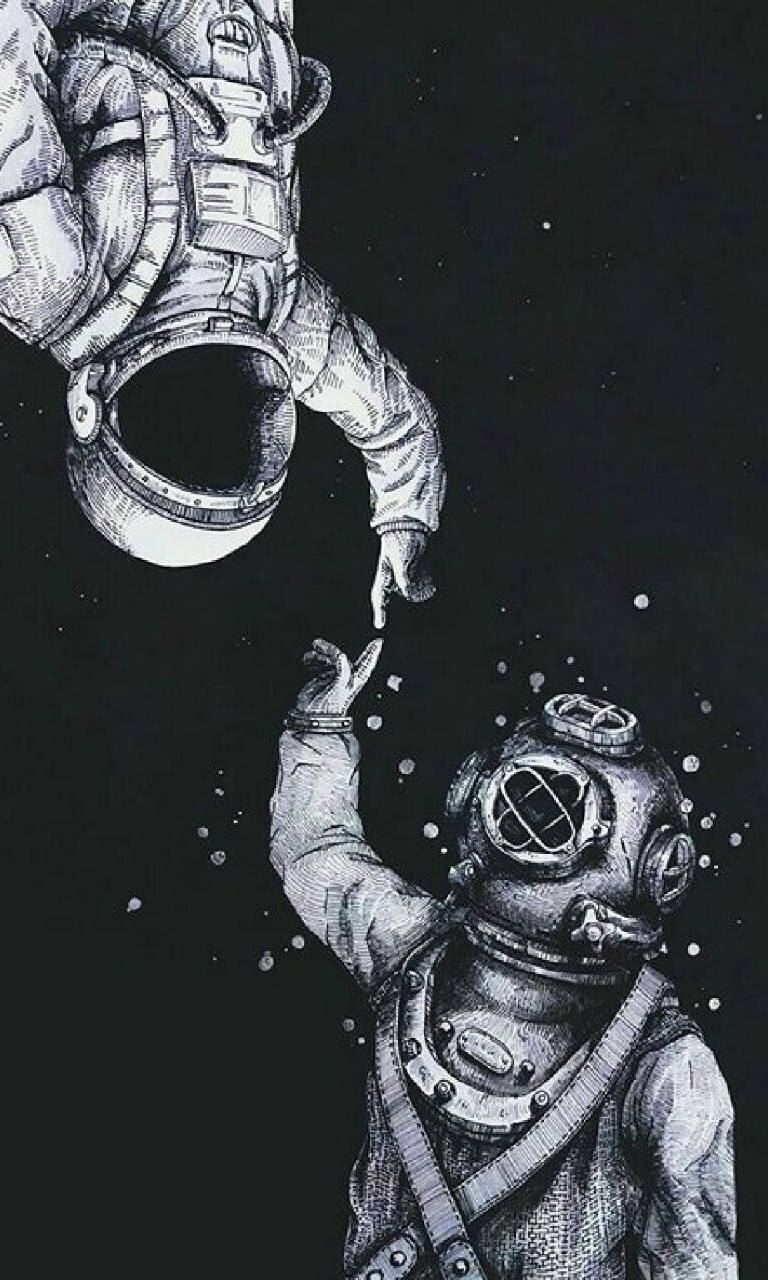 770x1280 Cute Astronaut Wallpaper, Phone