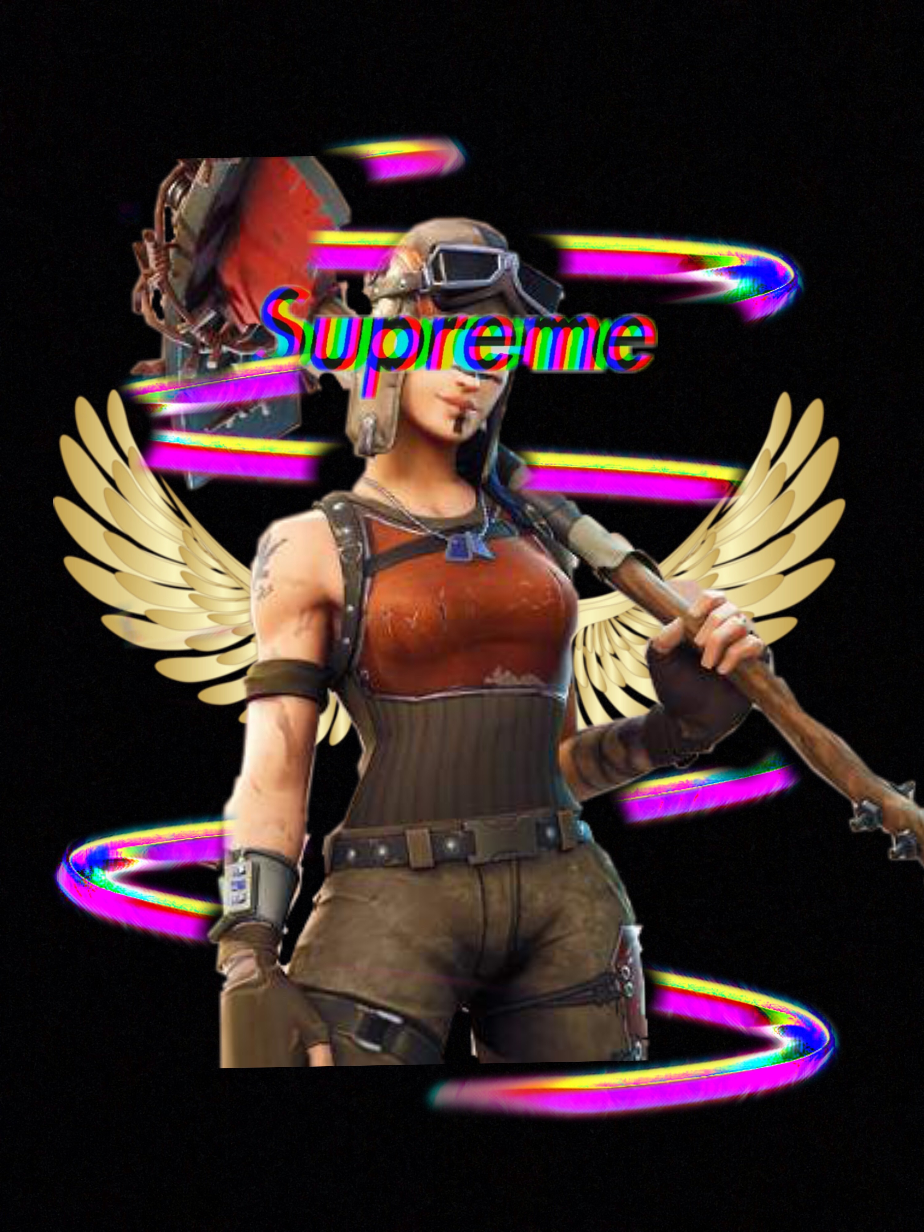 3000x4000 freetoedit renegaderaider supreme swirl fortnite wings, Phone