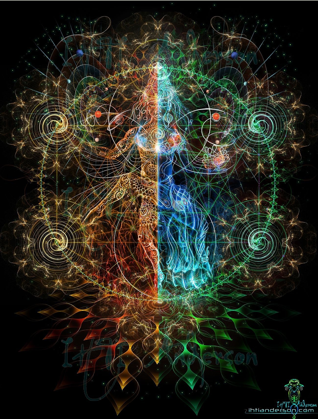 1300x1720 Nataraji. IhtiAnderson.net. Visionary art, Spiritual art, Mystical art, Phone