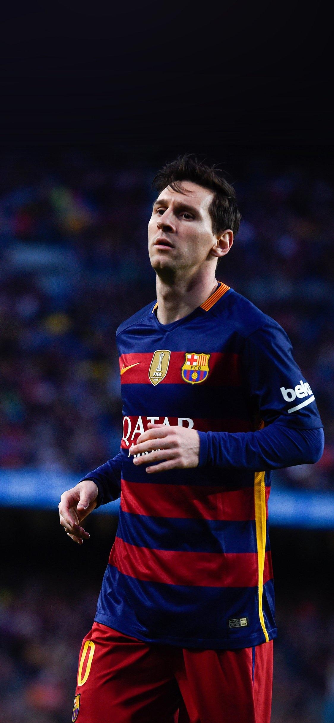 1130x2440 Messi Soccer God Barcelona Football Wallpaper, Phone