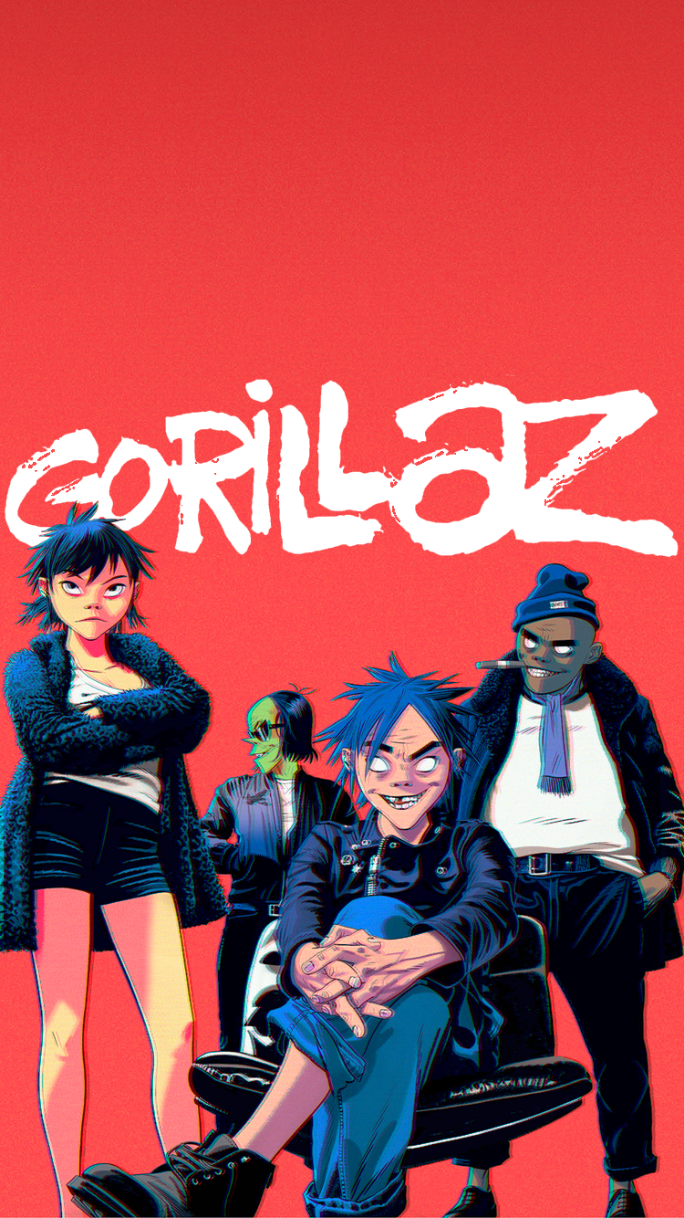 750x1340 Gorillaz The Now Now Wallpaper & Background Download, Phone