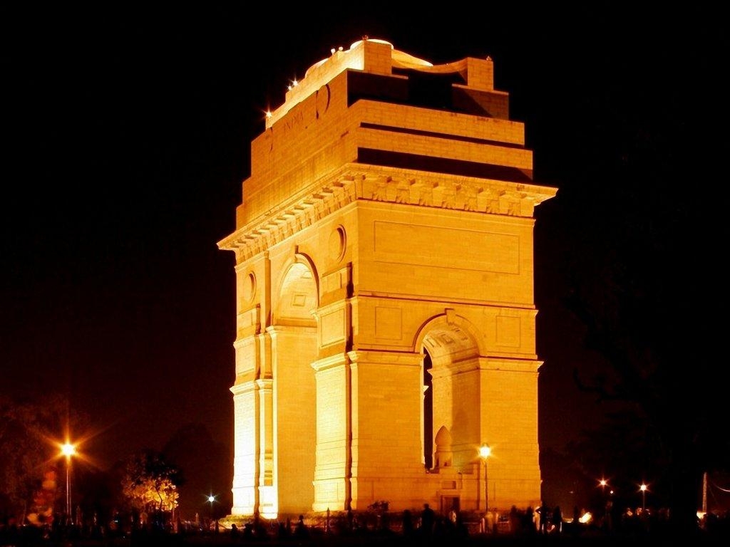 1030x770 India Gate Square by Night  Wallpaper, India Gate Square, Desktop