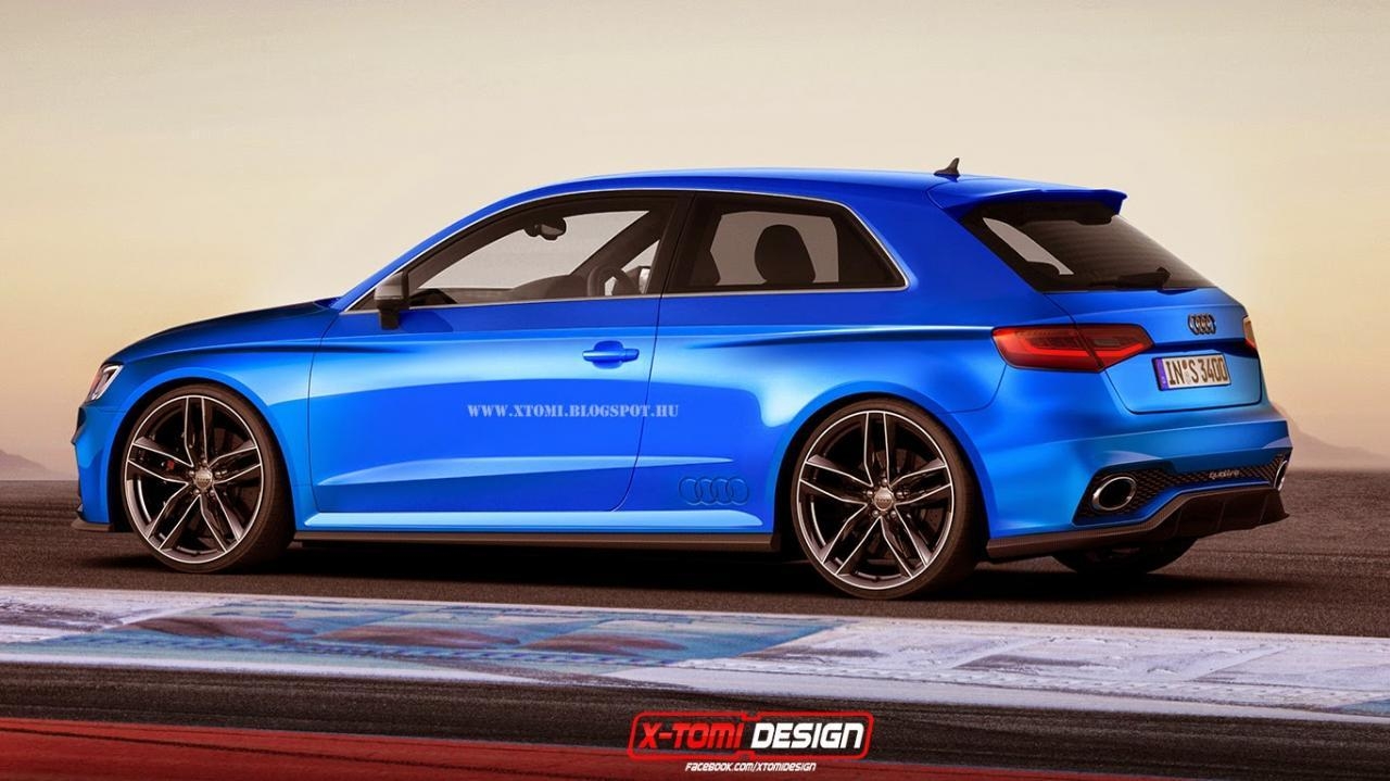 1280x720 Audi RS3 Three Door And Sportback Rendered, Desktop